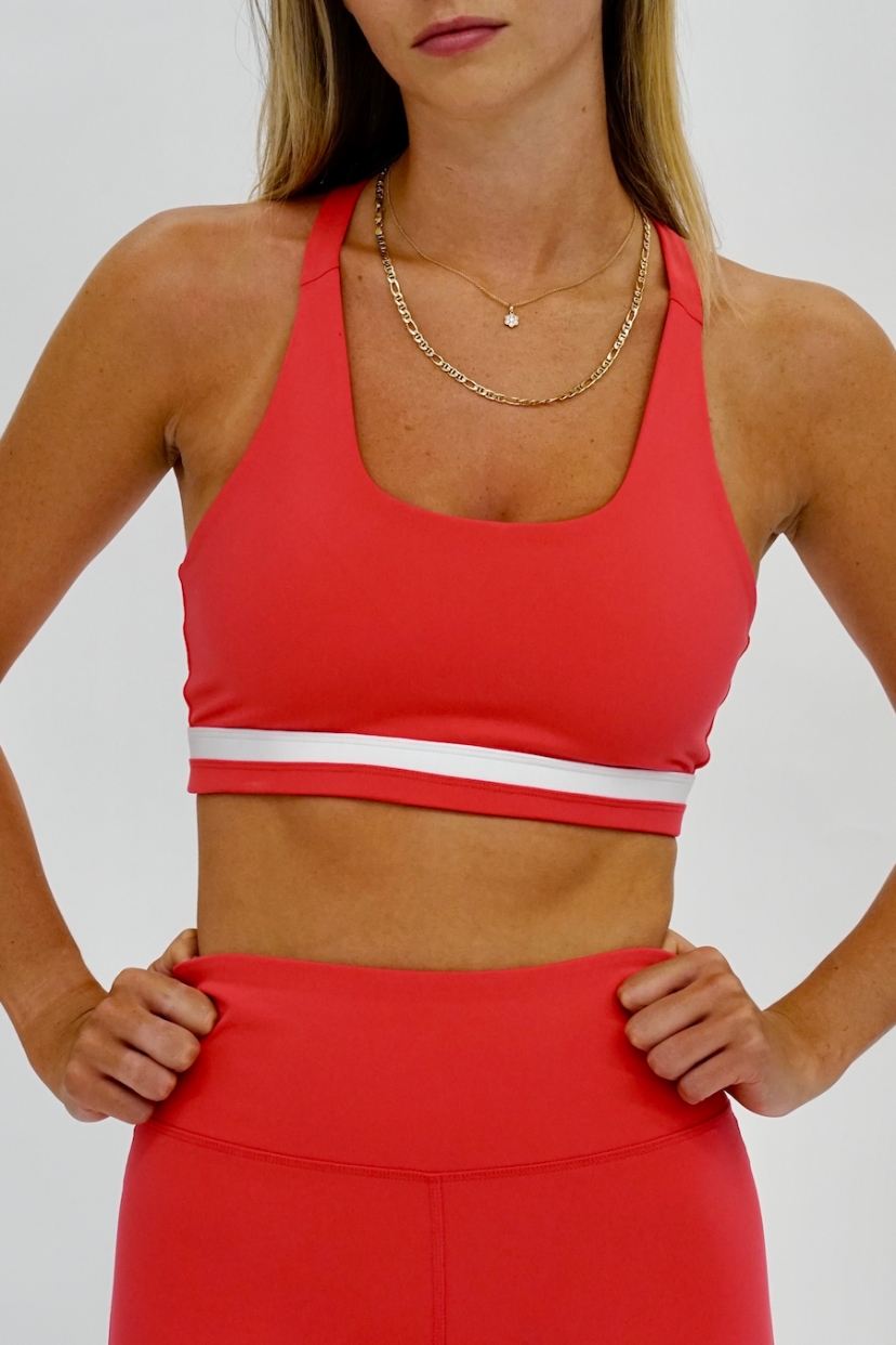 SEAAV Damen vegan Bh Schmetterling Koralle