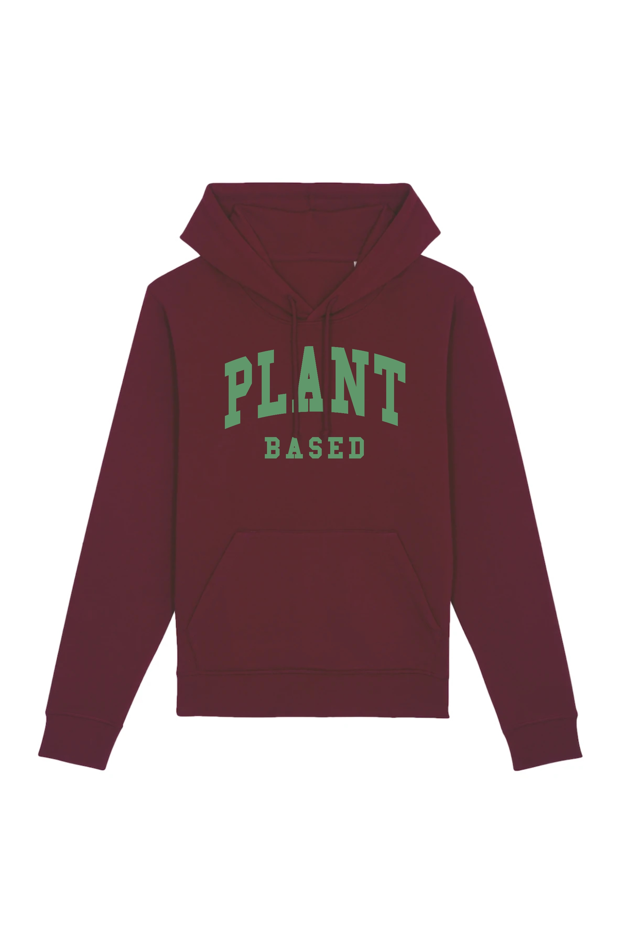 Oat Milk Club Damen vegan Hoodie Plant Based Unisex Maroon
