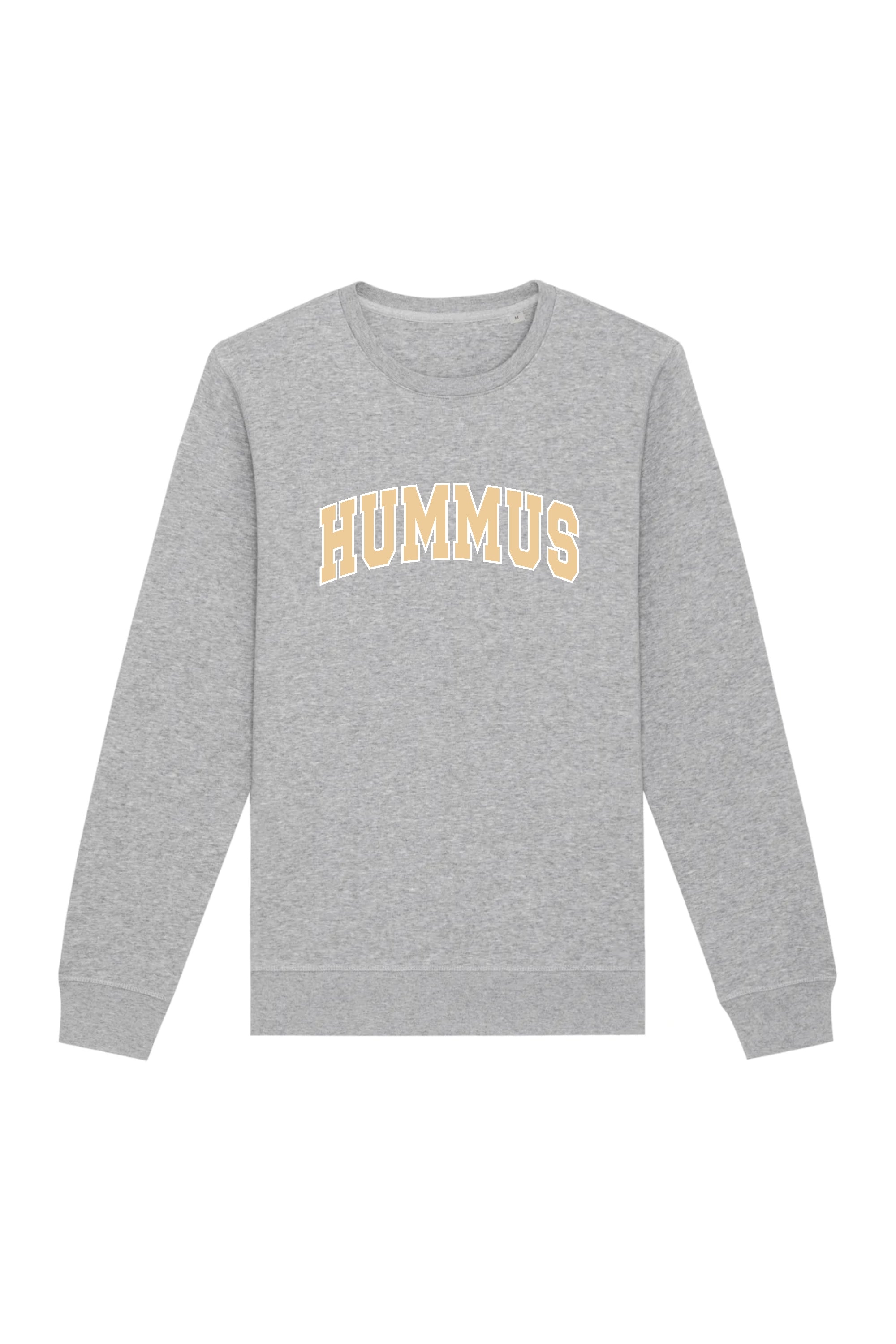 Oat Milk Club Damen vegan Sweatshirt Hummus Unisex Grau