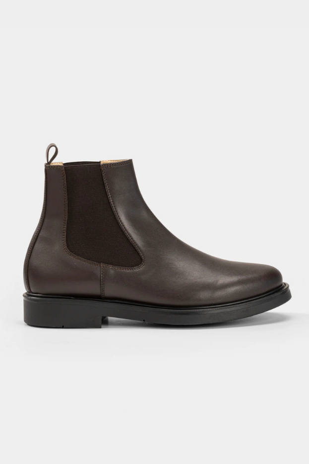 Solari Milano Herren vegan Chelsea Boots Herren Braun