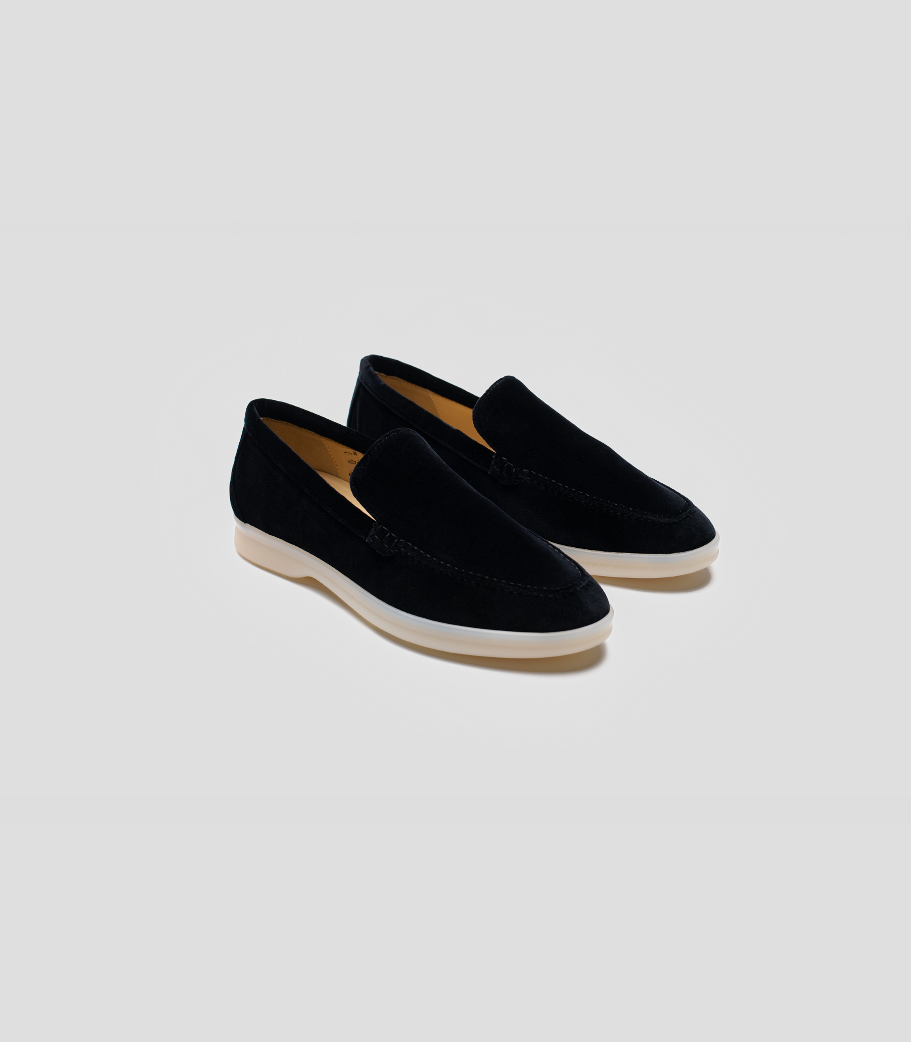 Solari Milano womens vegan Loafer Velvet Black