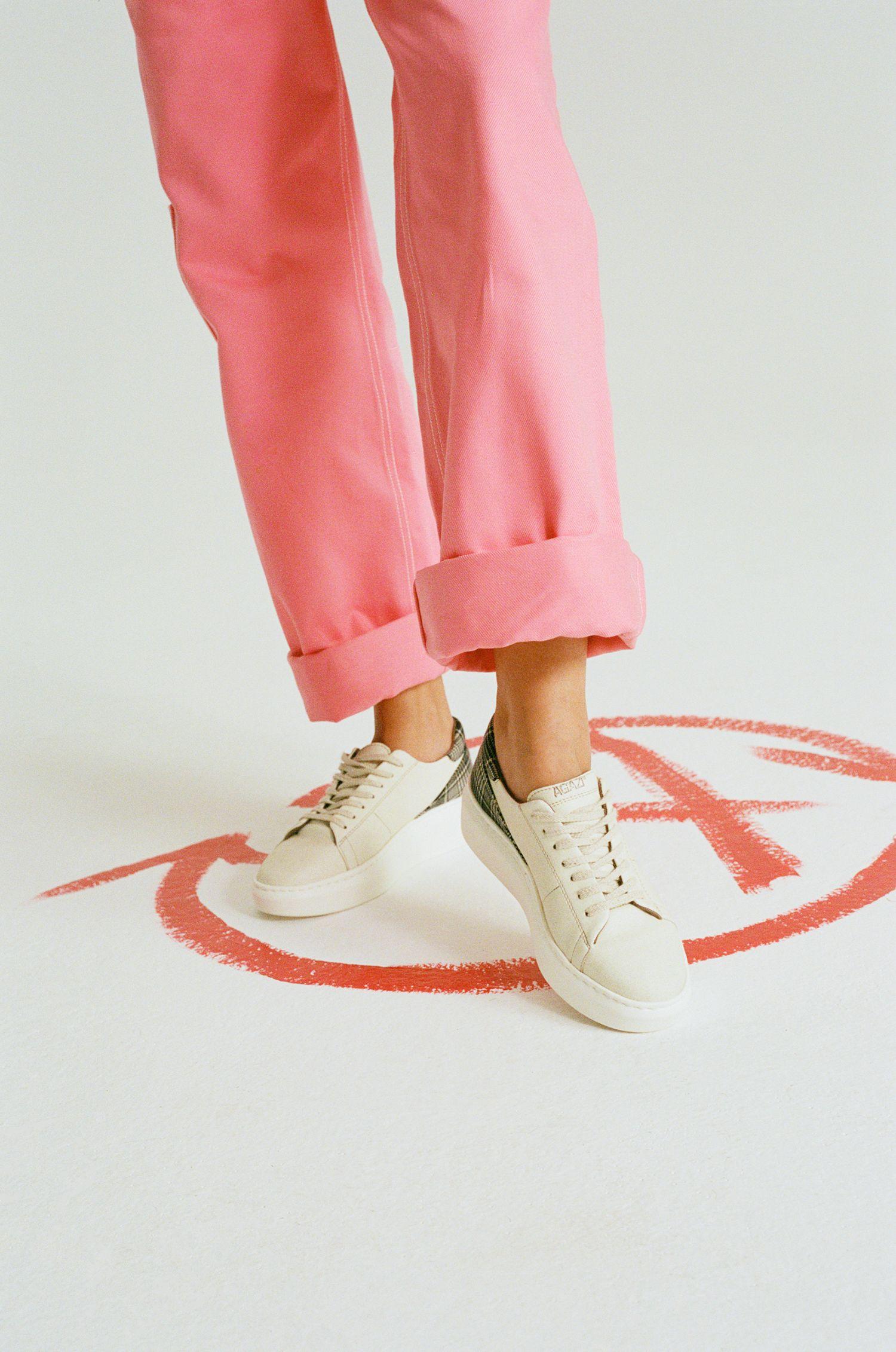 AGAZI womens vegan Sneakers Jane Caramel