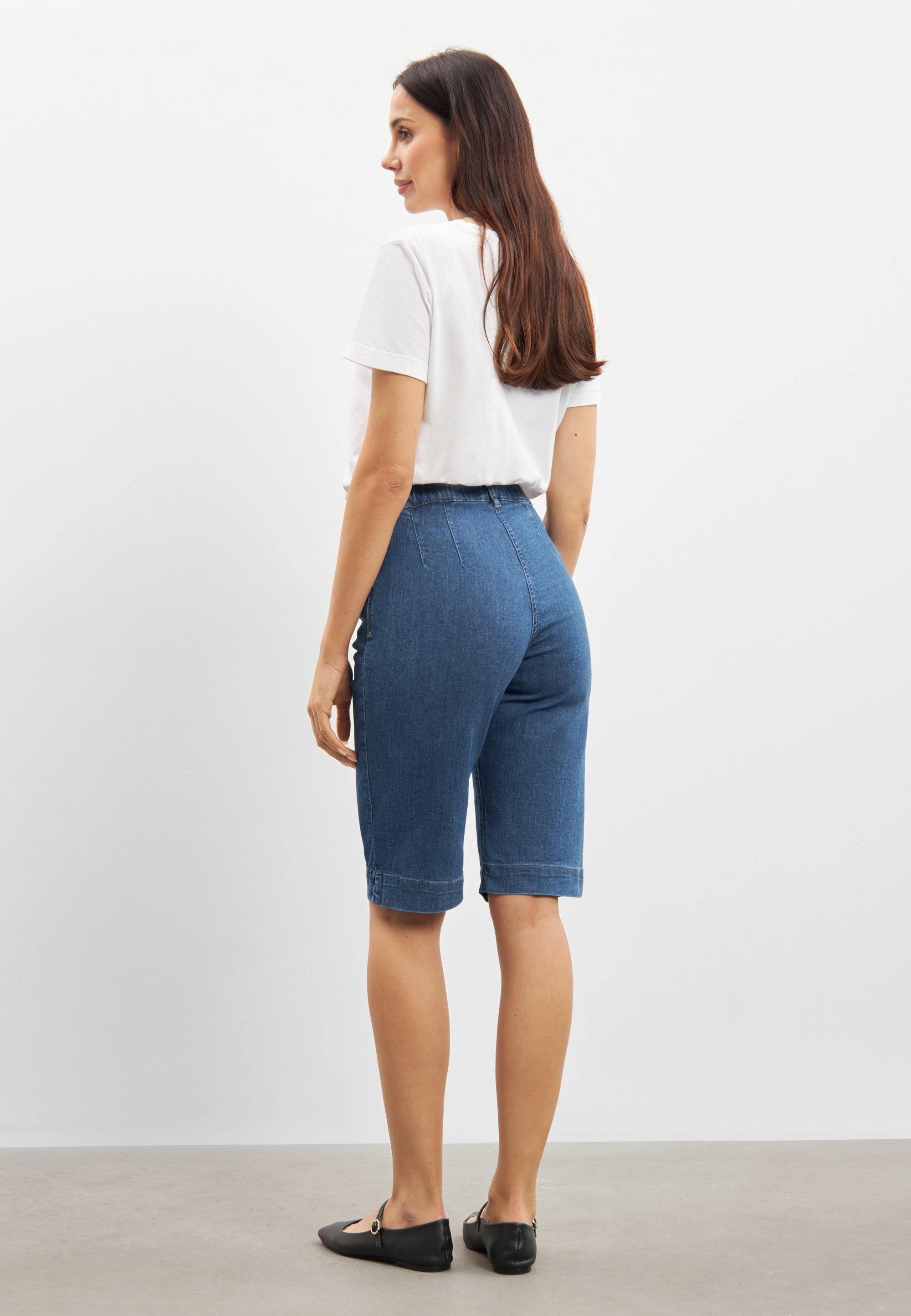 LAURIE womens vegan Shorts Regular Kelly Blue Denim