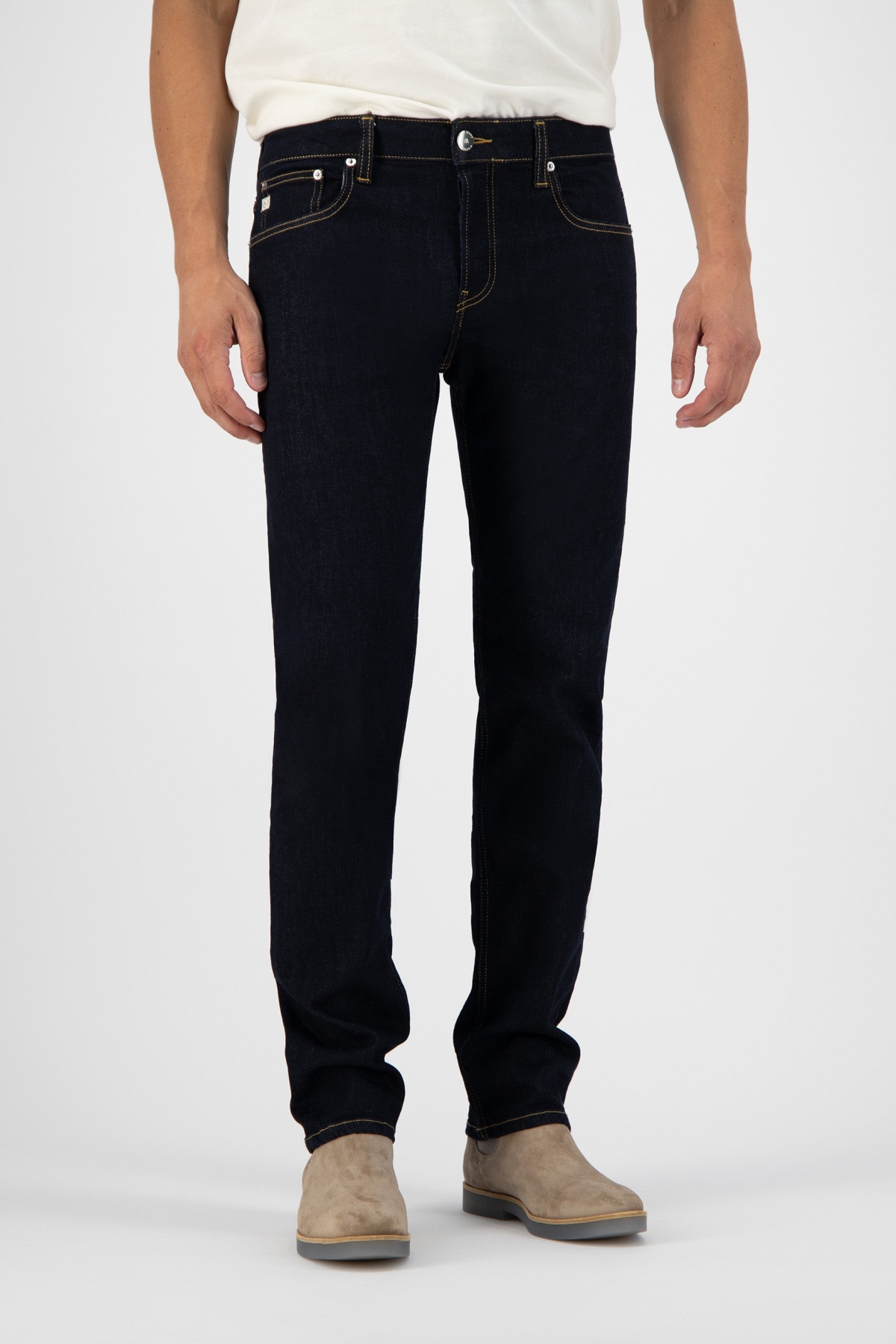 MUD Jeans Herren vegan Jeans Mid Straight Bryce Strong Blau