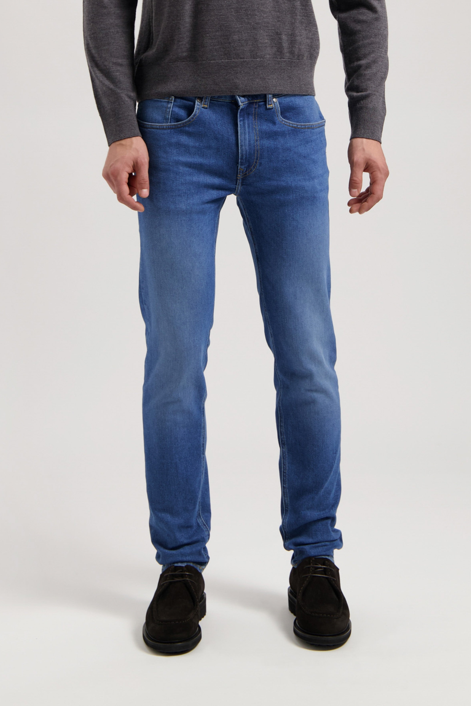 MUD Jeans Herren vegan Jeans Low Tapered Dunn Pure Blue