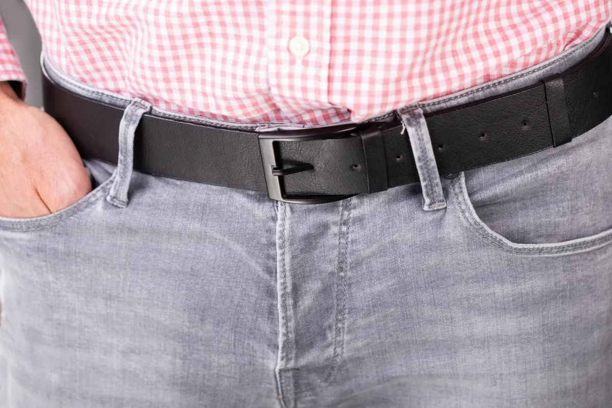 VE-Lifestyle Gürtel Theo Jeans Schwarz 