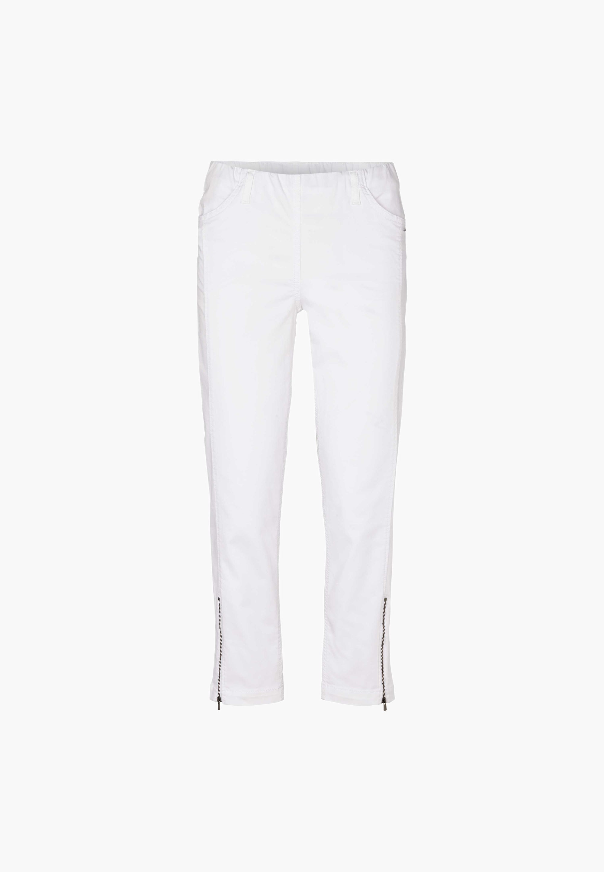 LAURIE womens vegan Pants Regular Crop Piper White