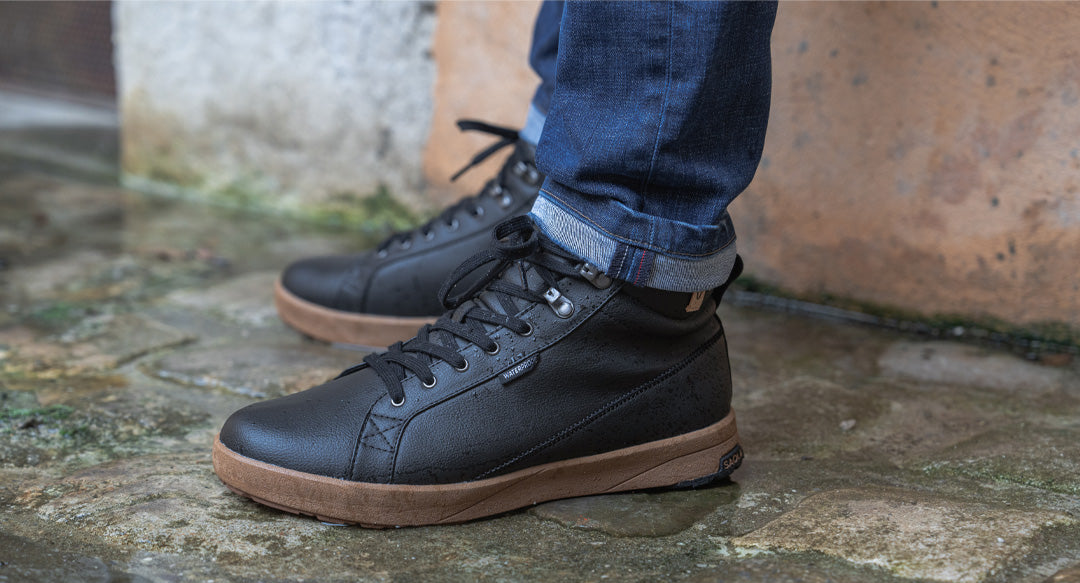 SAOLA men vegan Sneakers Men Bergen Waterproof Black