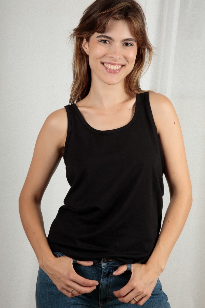 TORLAND womens vegan Tank Top Dreamer Black