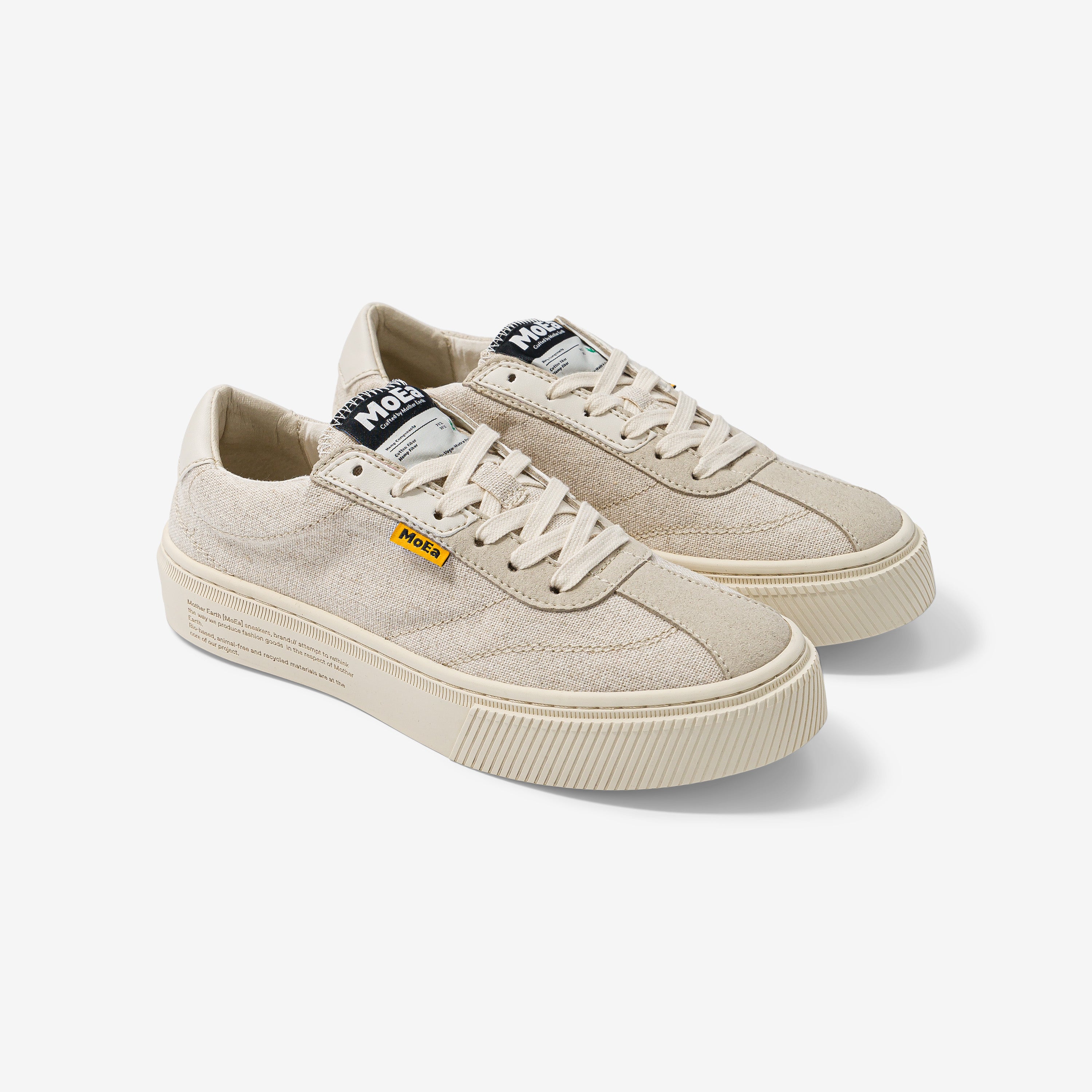 MoEa men vegan Sneakers Gen4 Hemp Beige