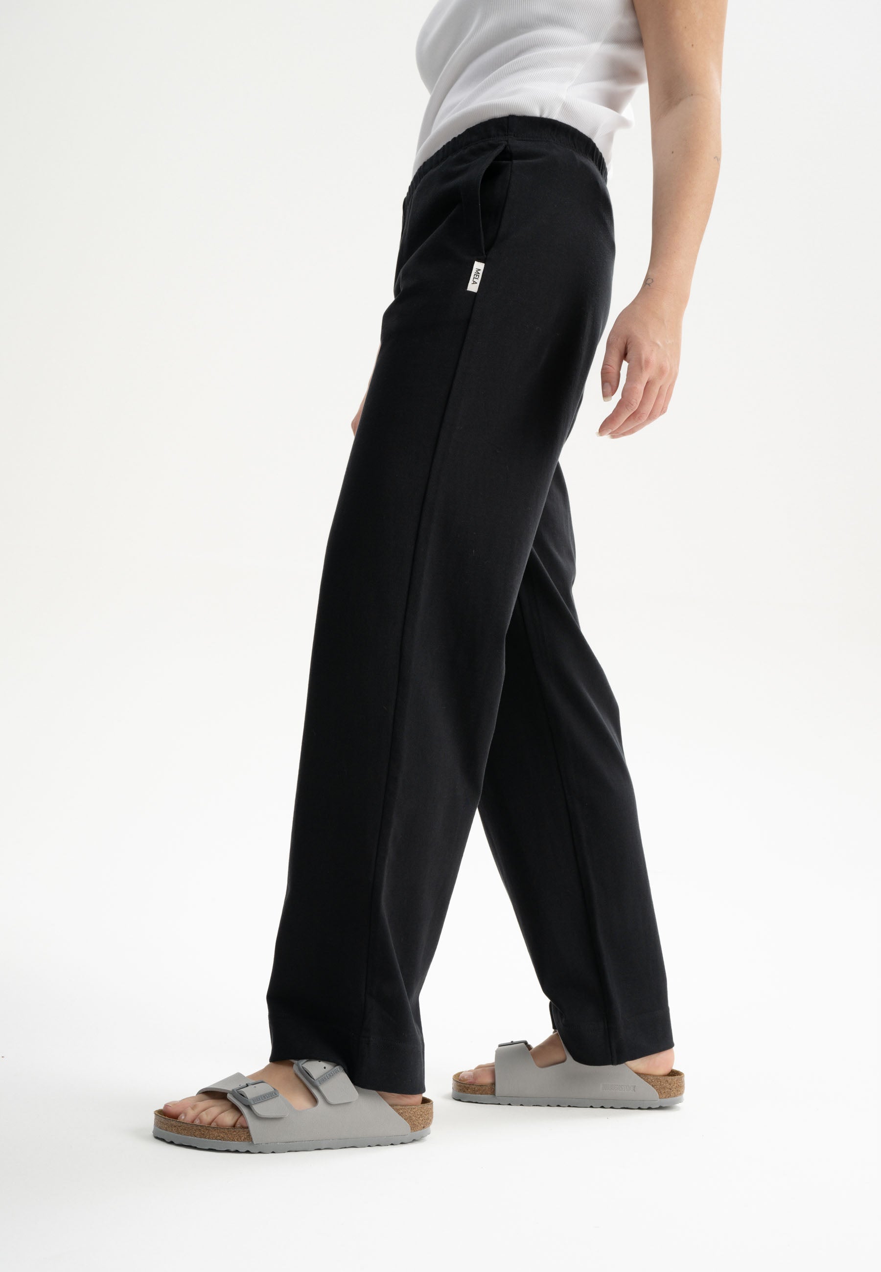 95969 - Damen vegan Lounge-Hose Kirani Schwarz