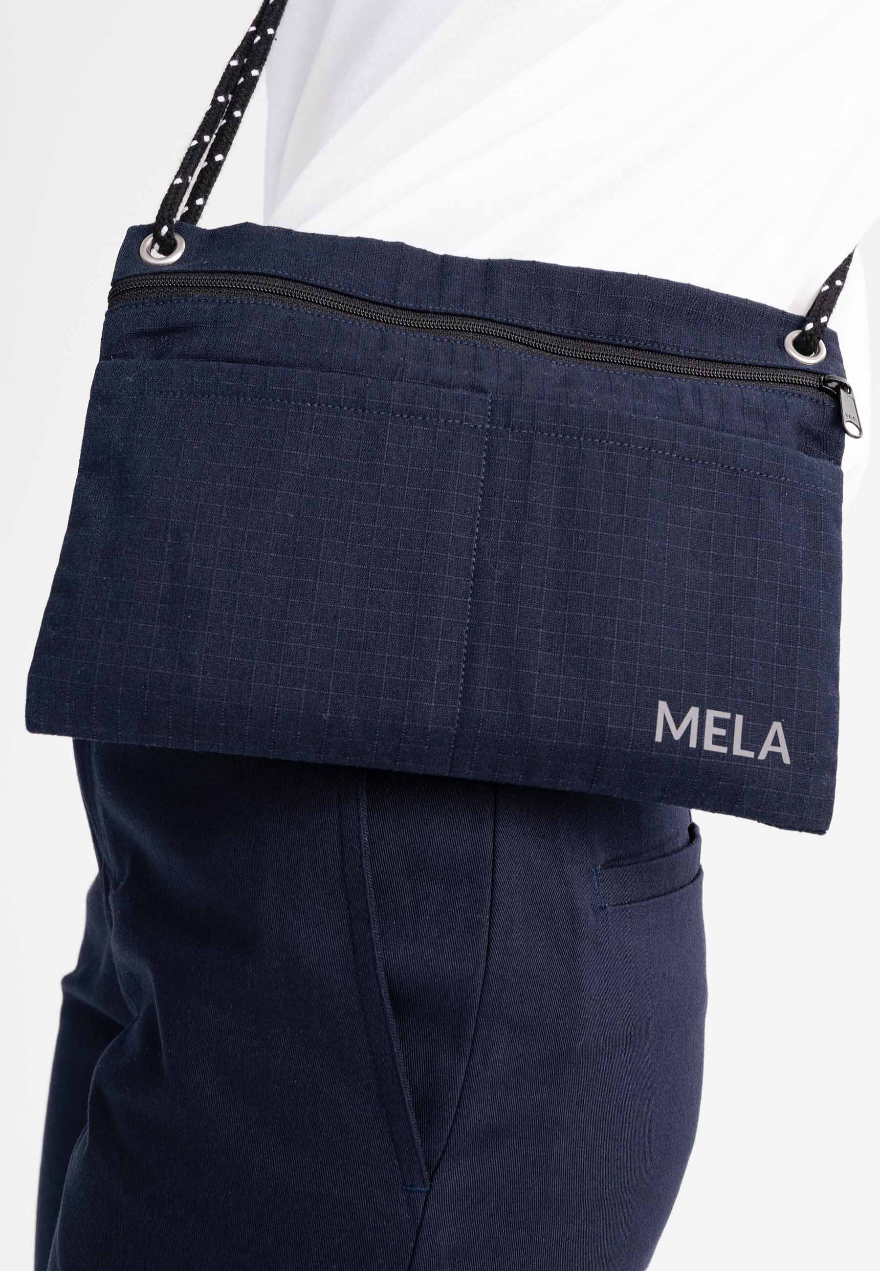 MELA womens vegan Ripstop Bag Unisex Sneha Navy Blue