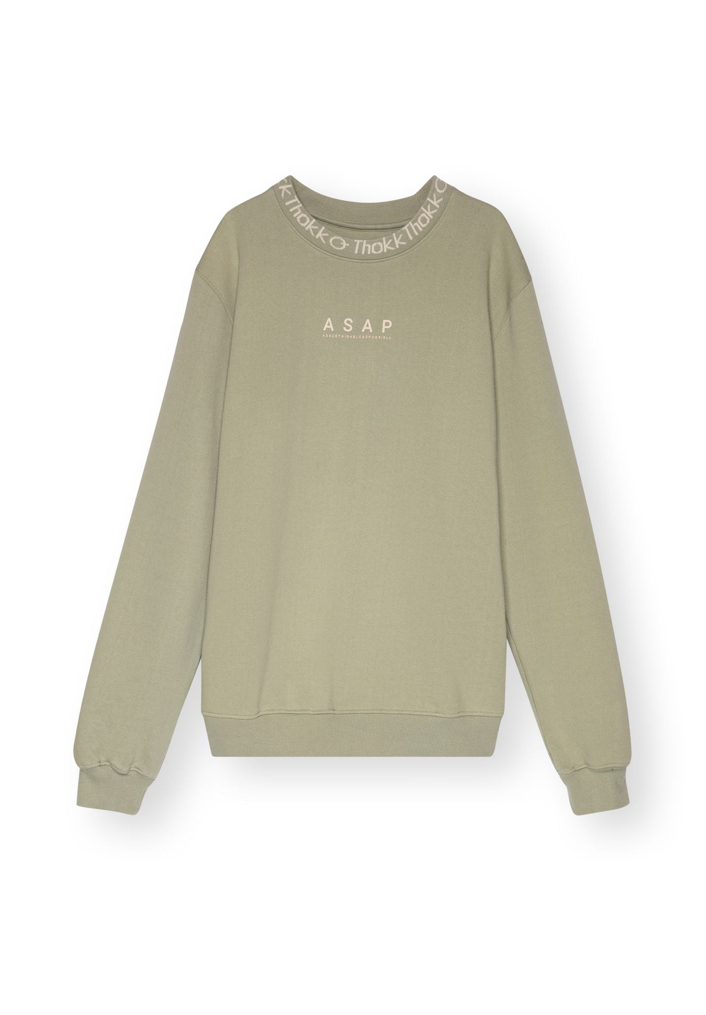 ThokkThokk men vegan Sweatshirt Asap Green