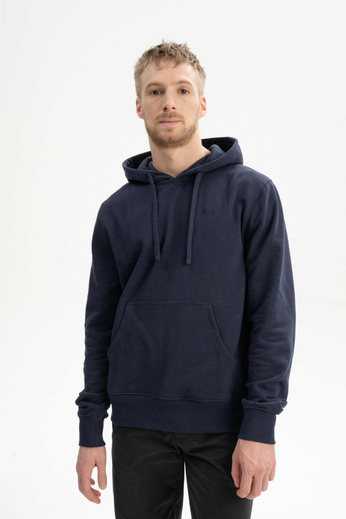 MELA Herren vegan Kapuzenpulli Tican Marineblau