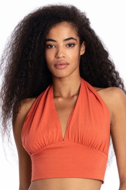 RAVENS VIEW IBIZA womens vegan Top Marilyn Terracotta