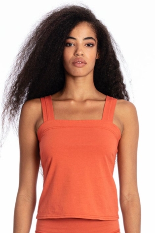 RAVENS VIEW IBIZA womens vegan Top Ananda Terracotta