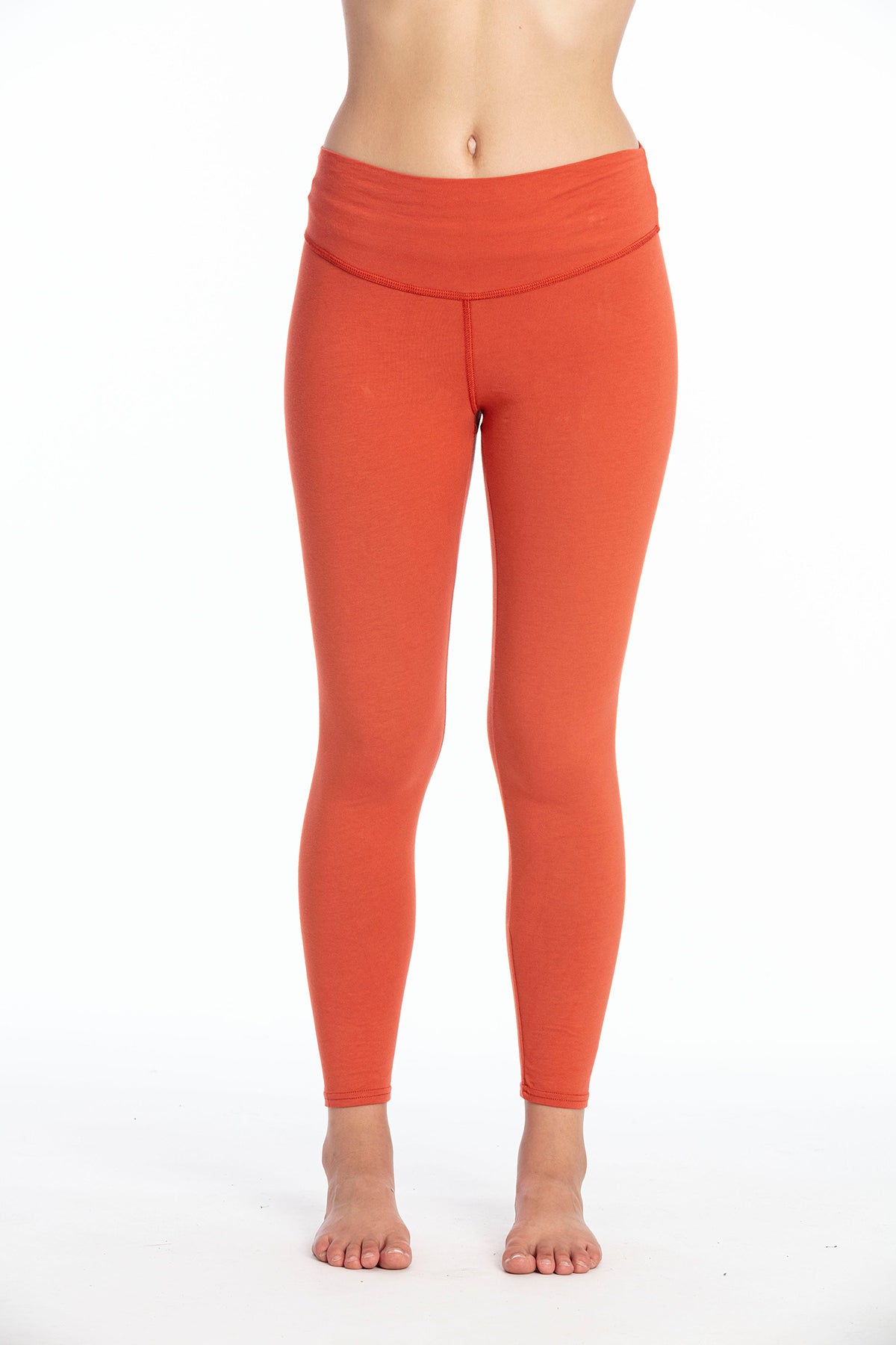 RAVENS VIEW IBIZA Damen vegan Legging Deva Terracotta
