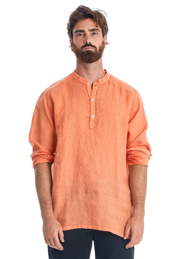 RAVENS VIEW IBIZA Herren vegan Shirt Mykonos Apricot