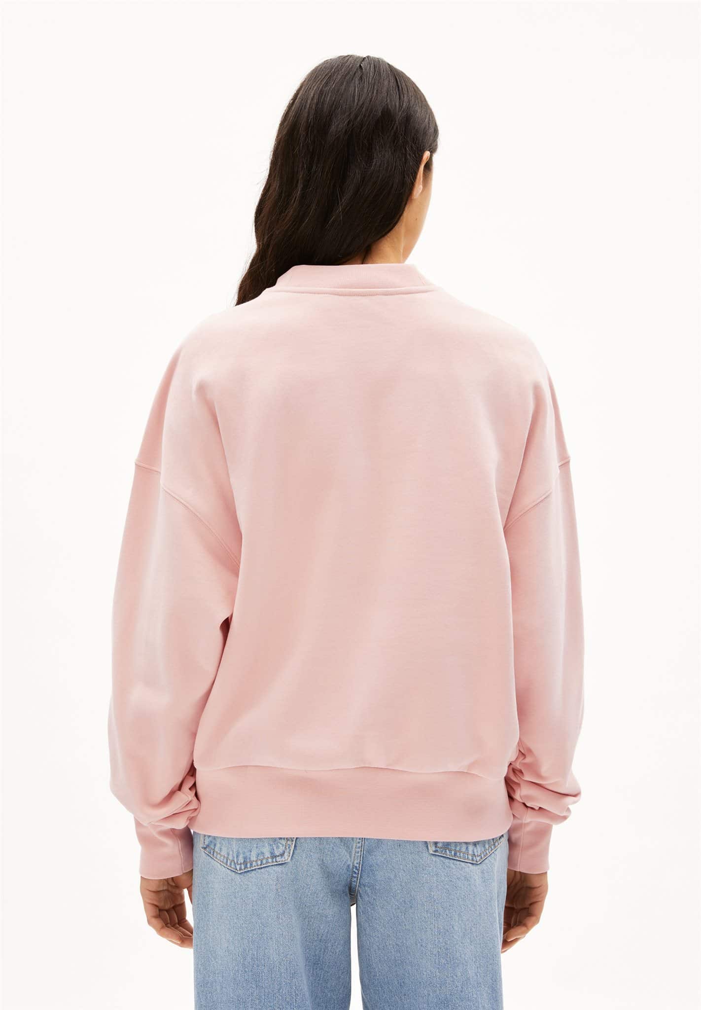 96522 - Damen vegan Sweatshirt Iconic A Alizaa Hellrosa 96522 - Damen vegan Sweatshirt Iconic A Alizaa Hellrosa