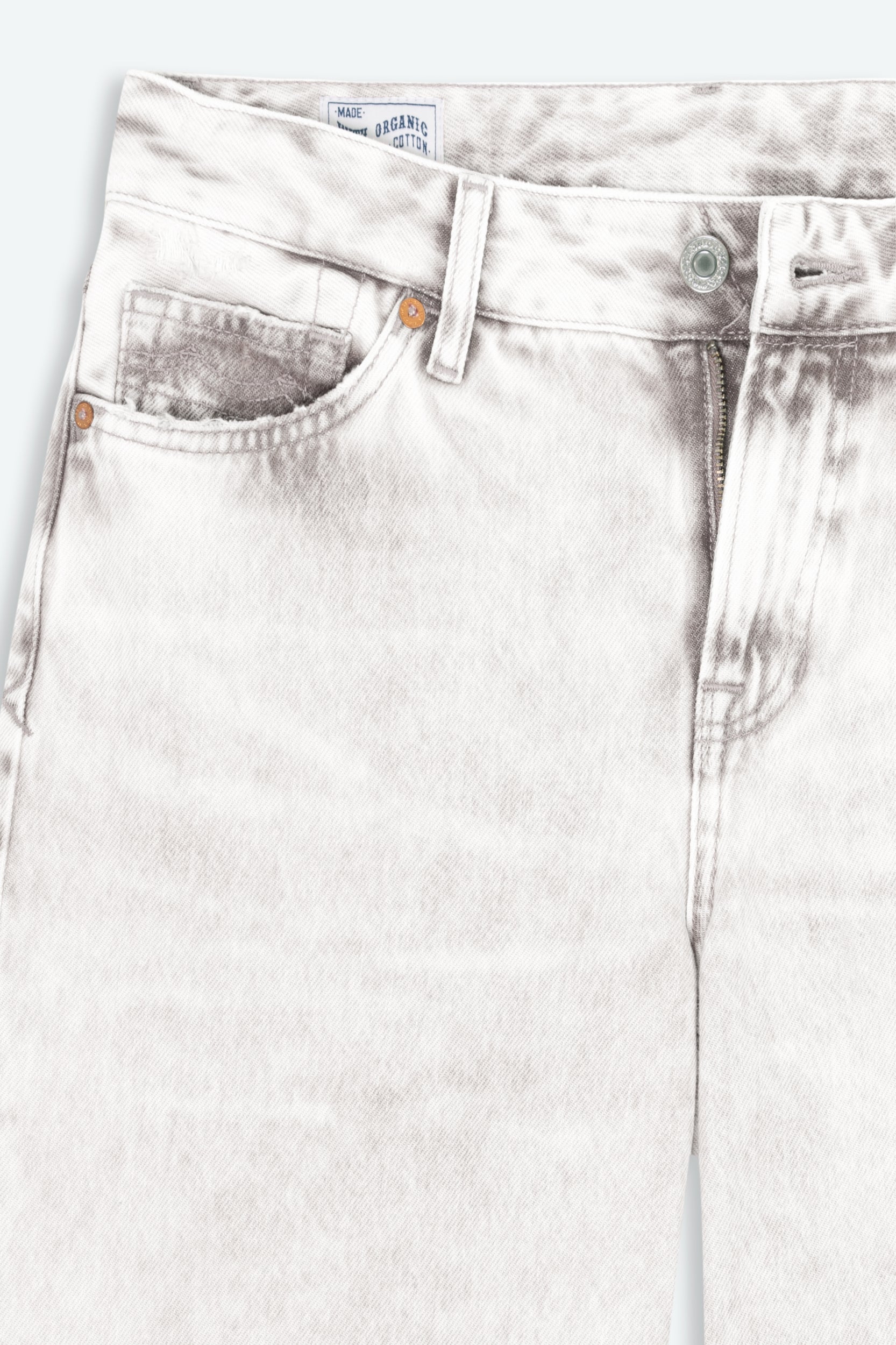 Kings of Indigo womens vegan Jeans Joan Amsterdam Undyed Off White