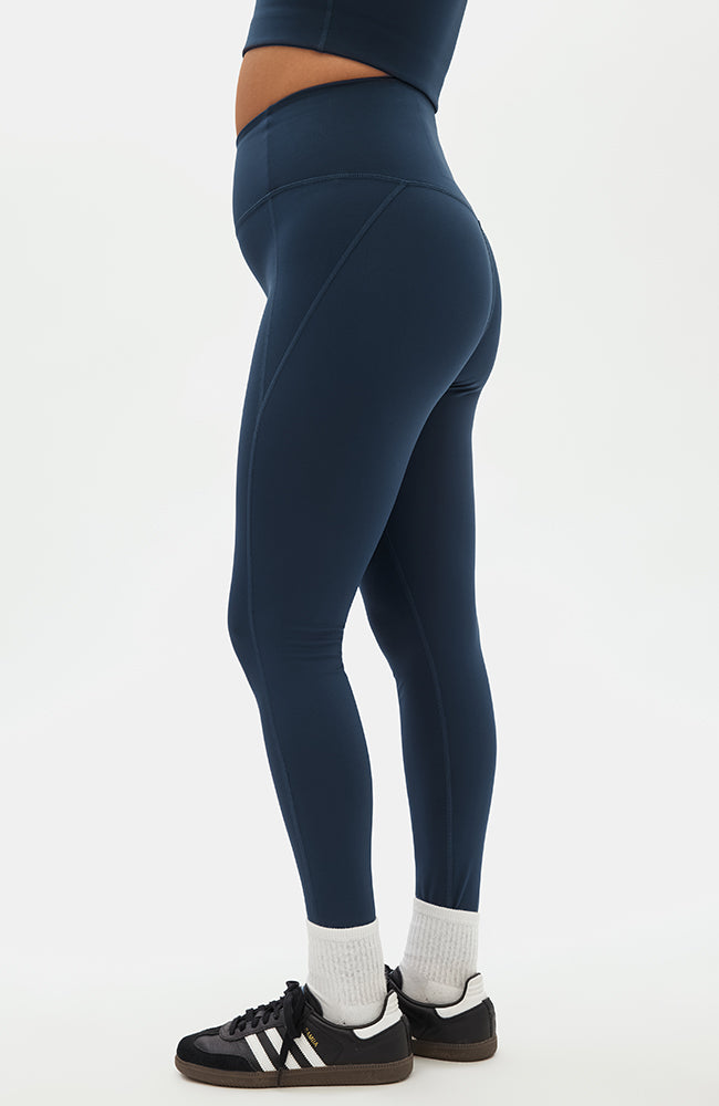 Girlfriend Collective womens vegan Legging Compressive High-Rise Midnight Blue