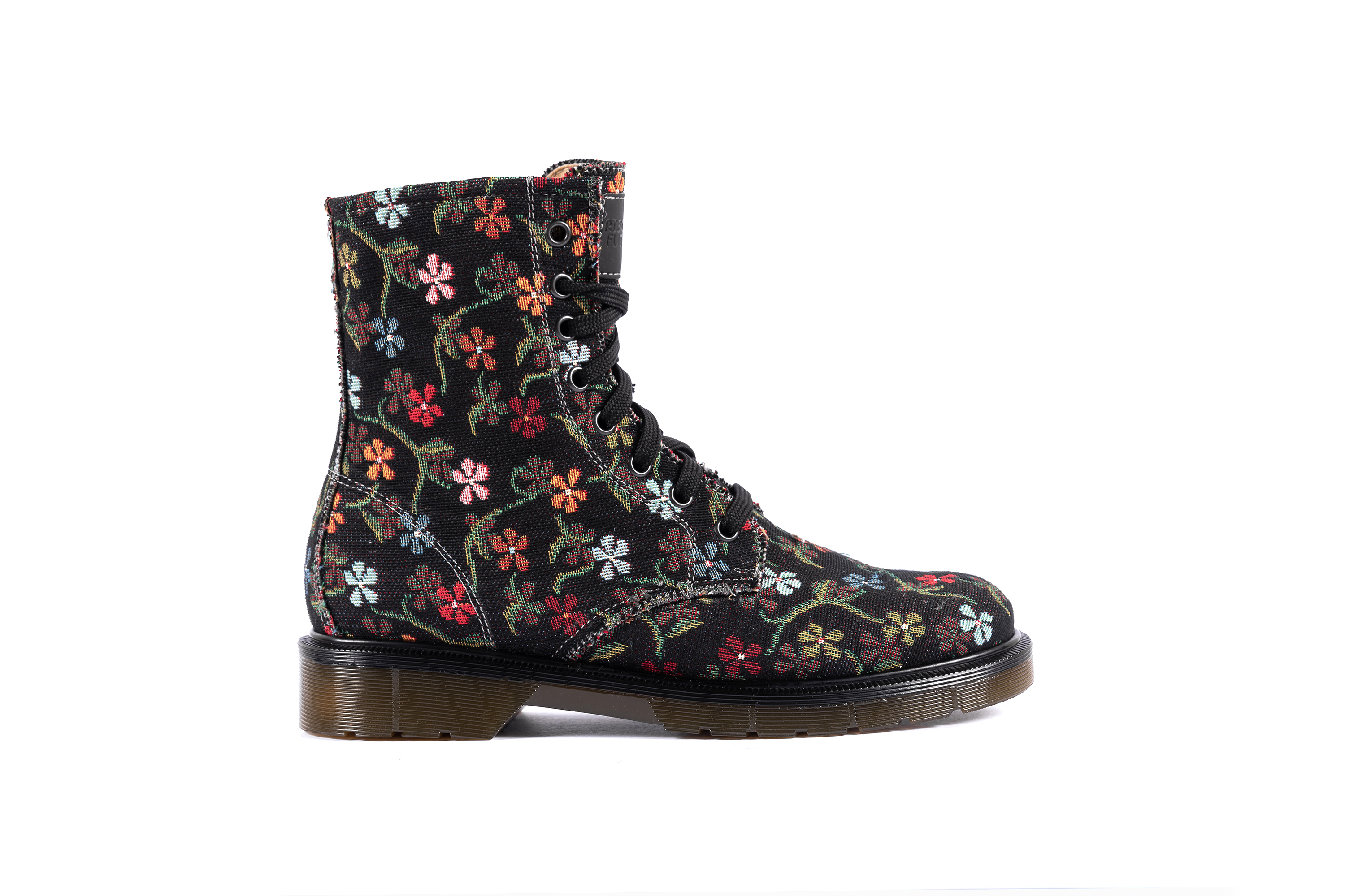 Risorse Future womens vegan Boots Mr. Vegan Floret Black