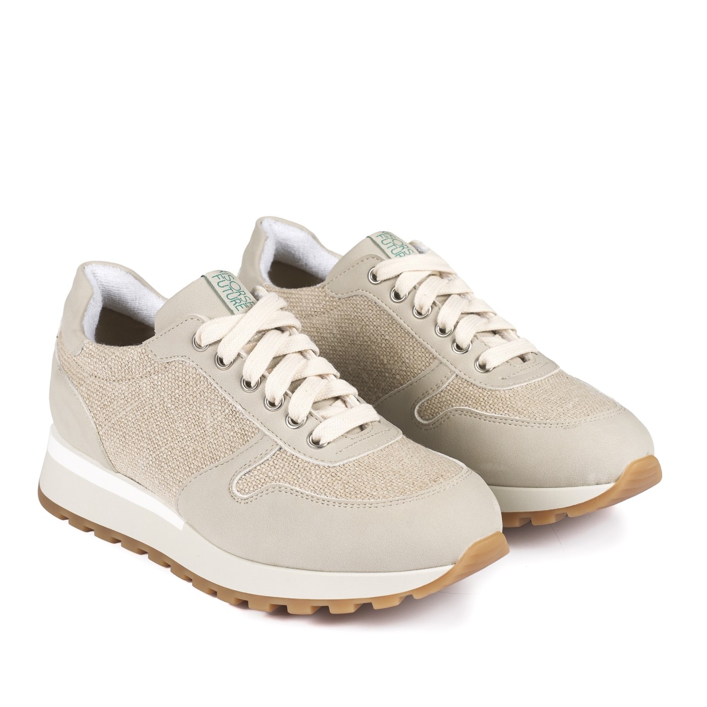 Risorse Future womens vegan Sneakers My Hemp Beige