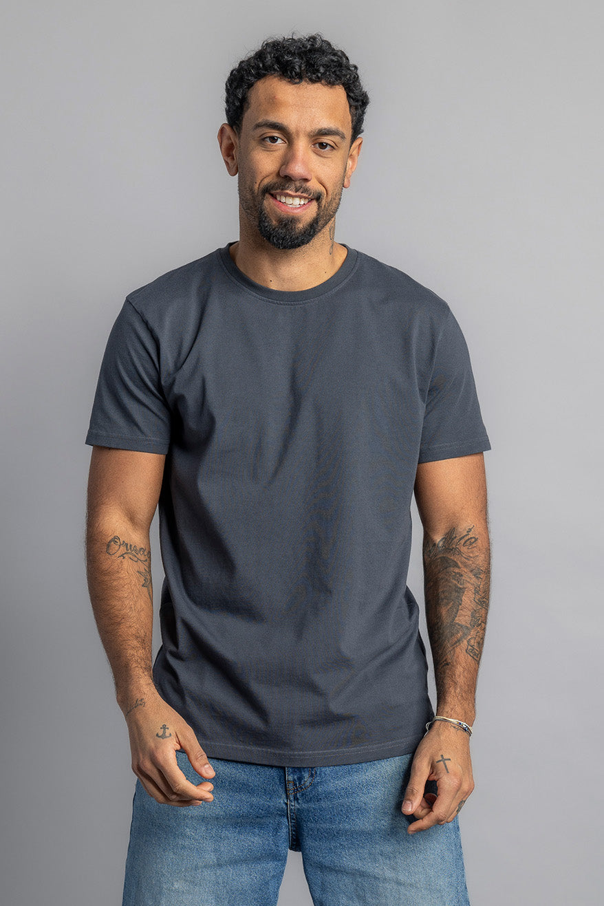 DIRTS men vegan T-Shirt Premium Blank Standard Charcoal