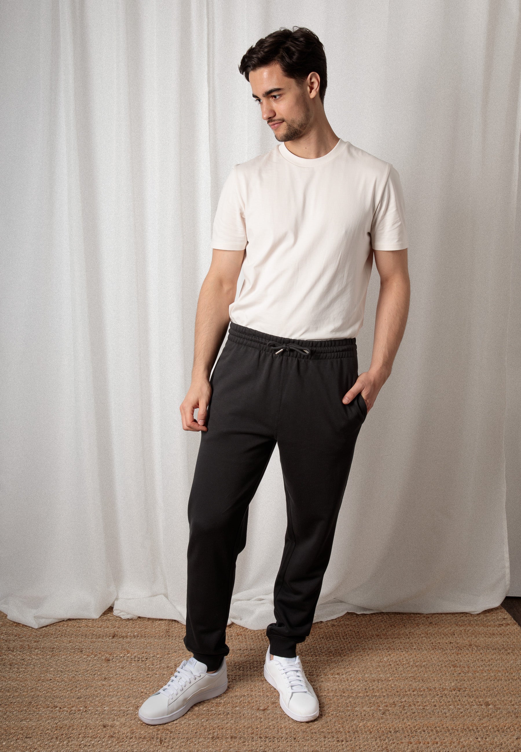 TORLAND men vegan Sweatpants Unisex Mover Black