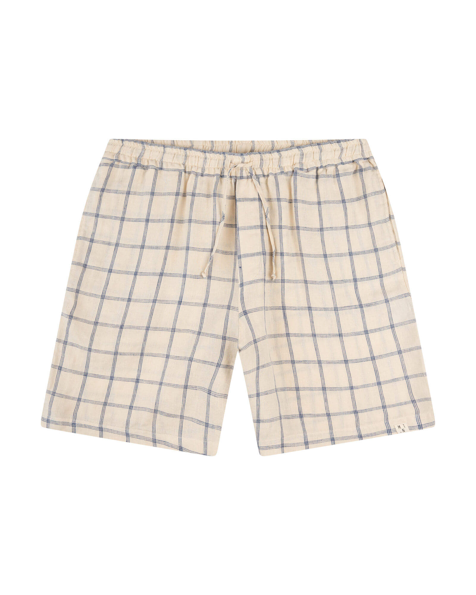 MATONA men vegan Shorts Linen Blue Net