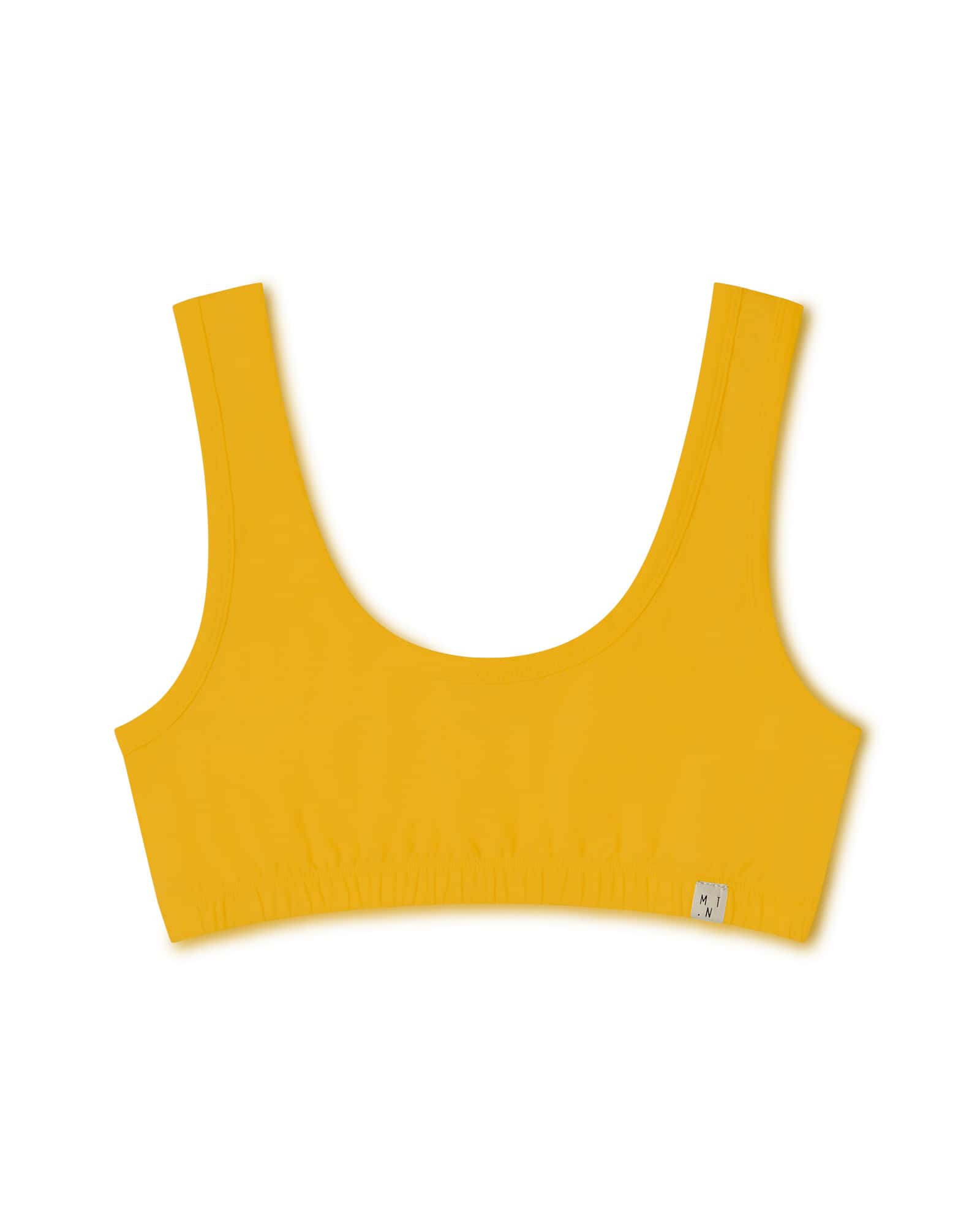 MATONA womens vegan Bra Basic Mimosa Yellow