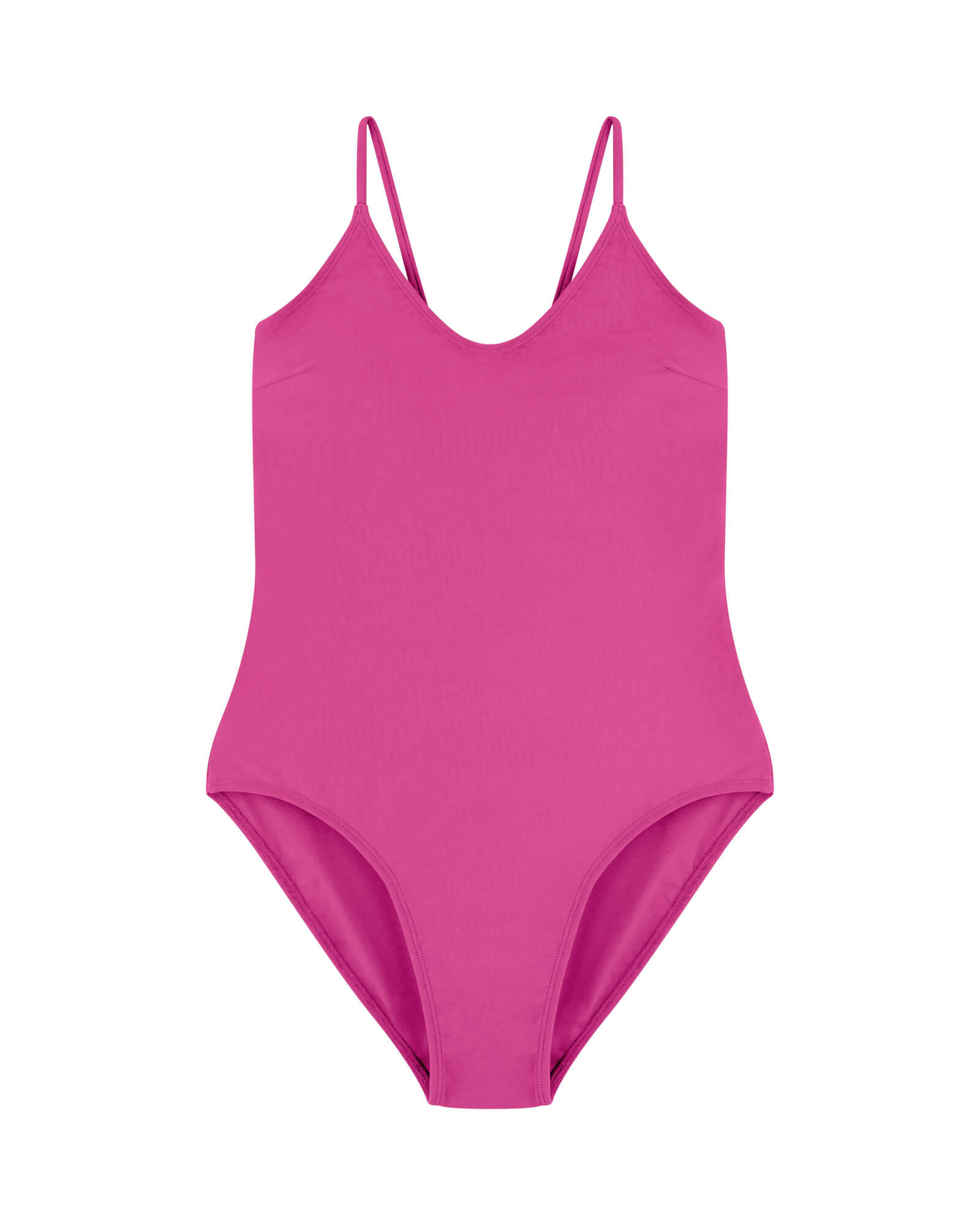 MATONA womens vegan Bathing Suit V-Neck Purple