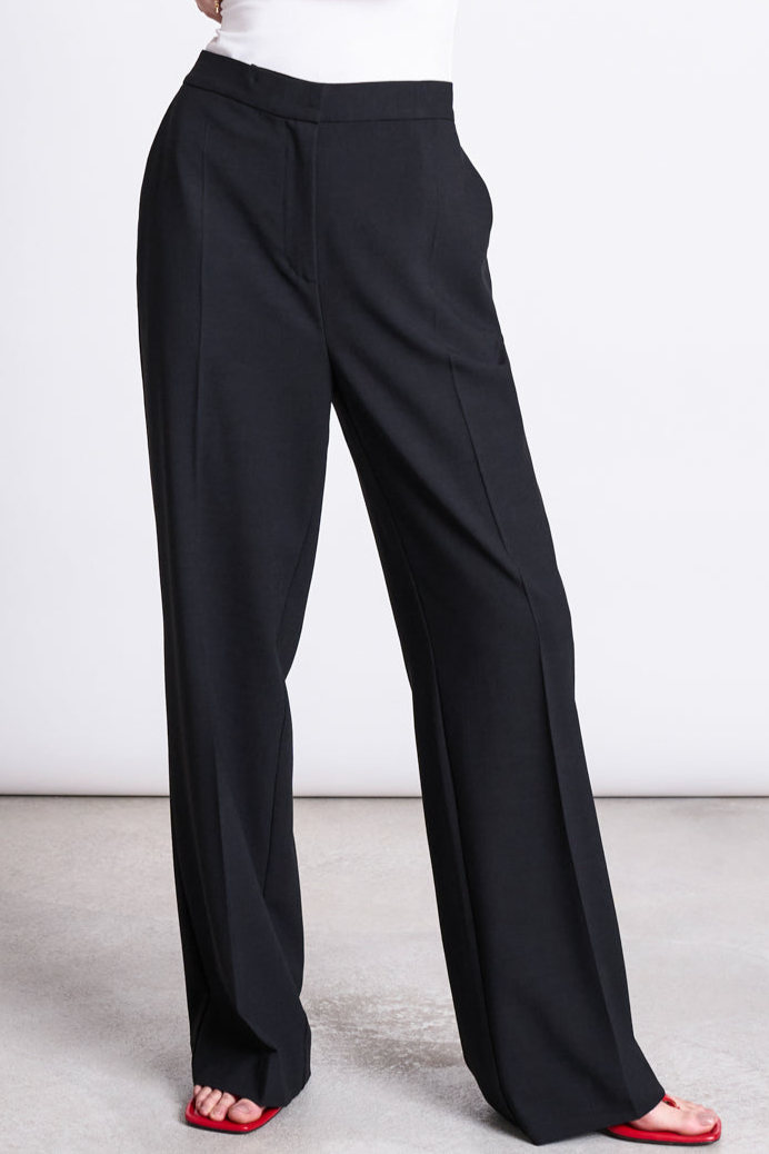 JAN 'N JUNE Damen vegan Weite Hose Coralie Schwarz