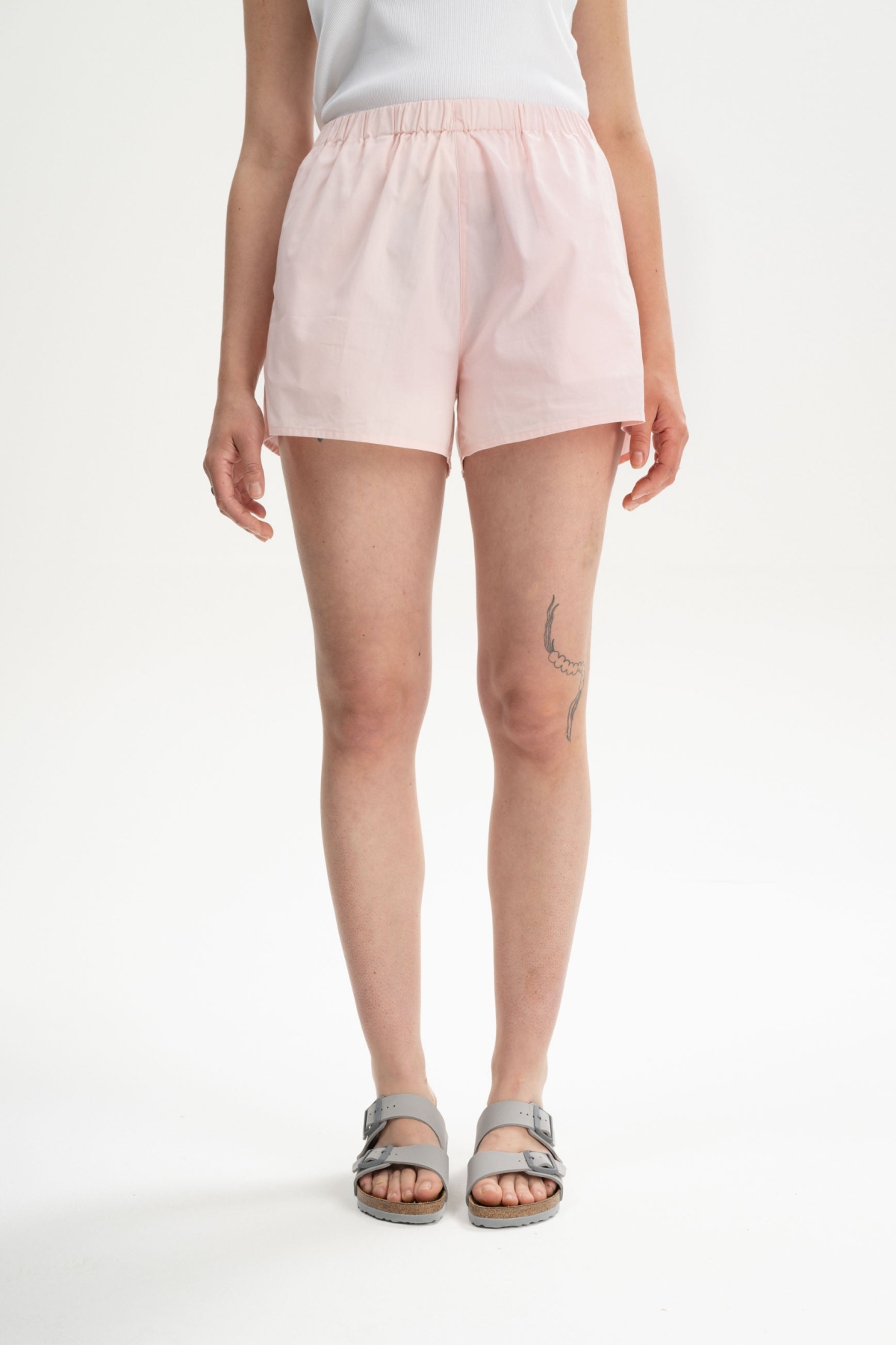 MELA womens vegan Pyjama Shorts Vanika Berry Blush Pink