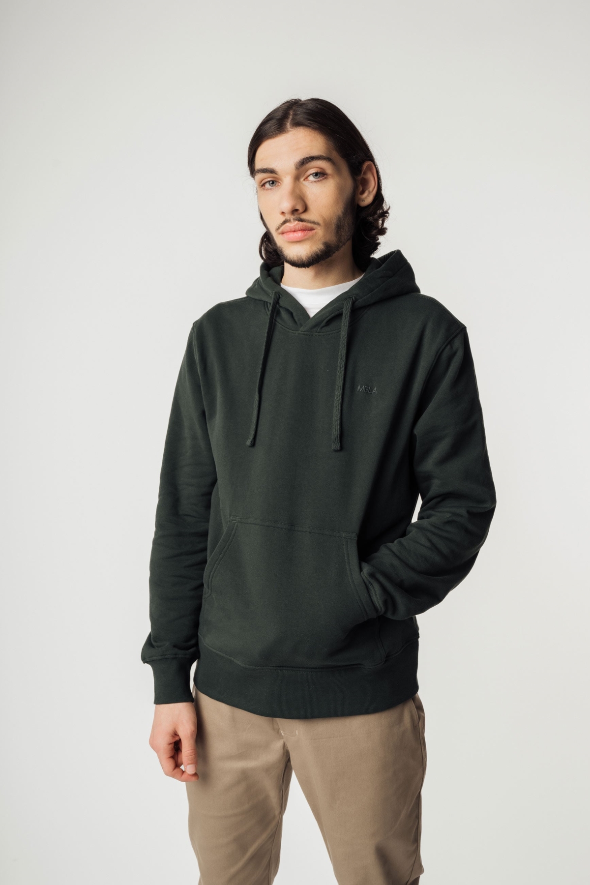 MELA Herren vegan Hoodie Tican DunkelgrÃ¼n
