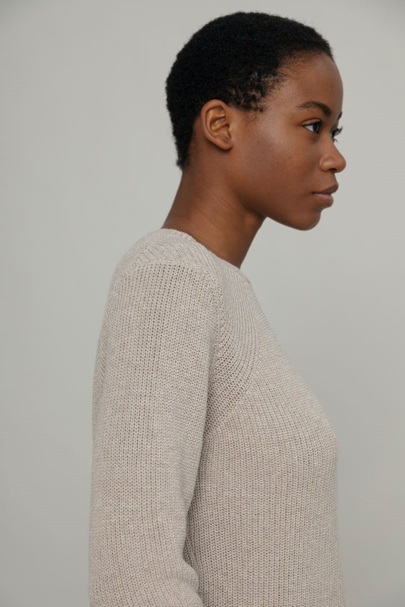 Rifo-Lab womens vegan Sweater Fanny Beige