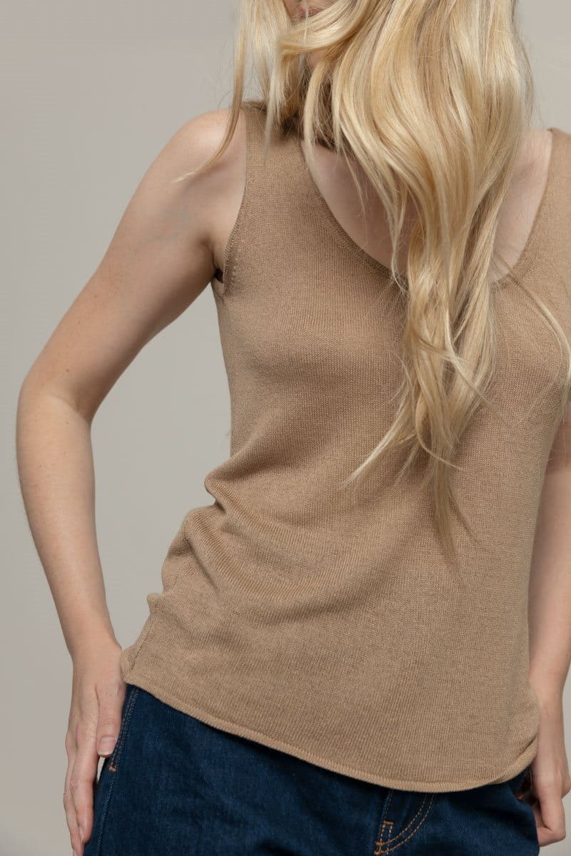 Rifo-Lab womens vegan Top Valeria Brown