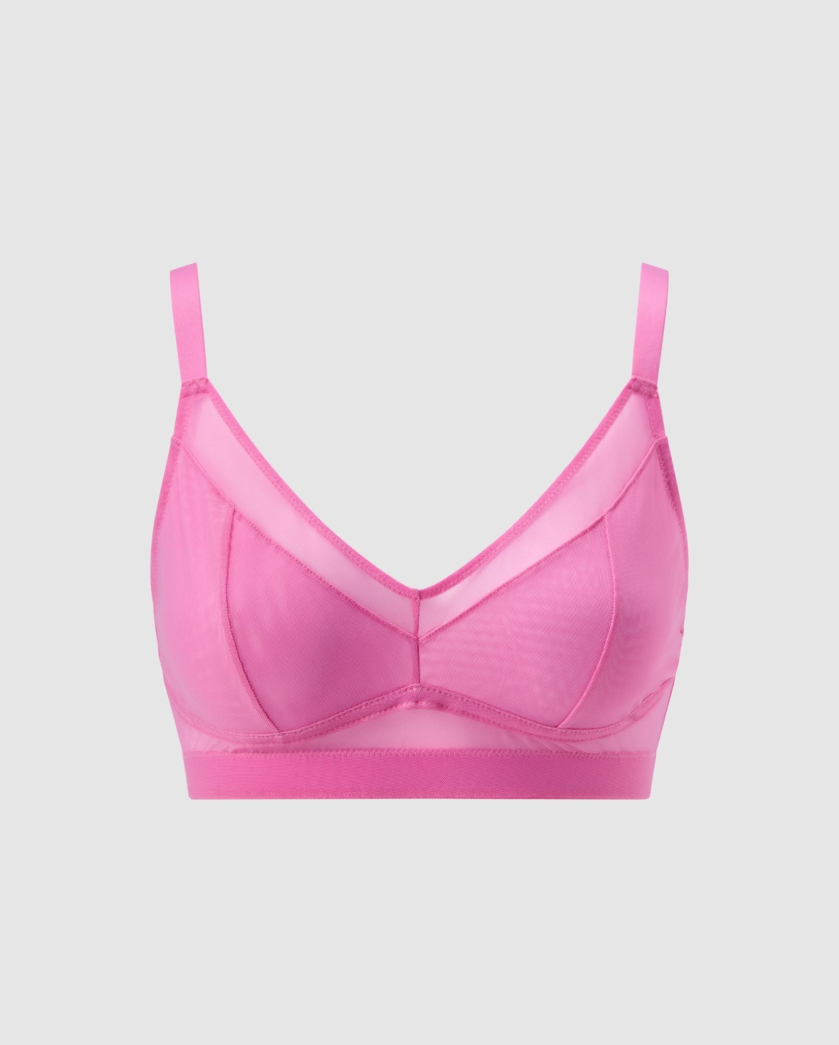 Understatement womens vegan Bralette Support Candy Pink