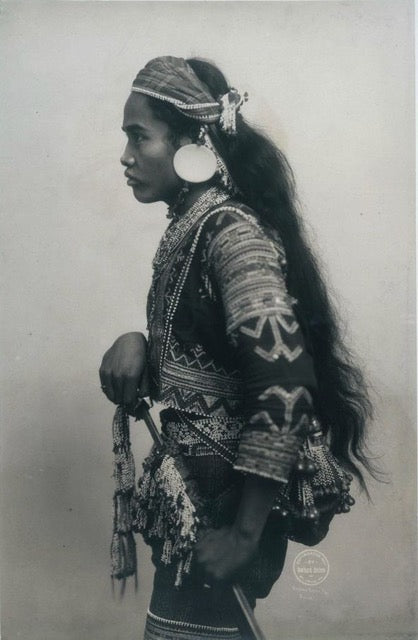 KINDOM Halstuch Magani Tangkulo Denim Blau/Multicolor