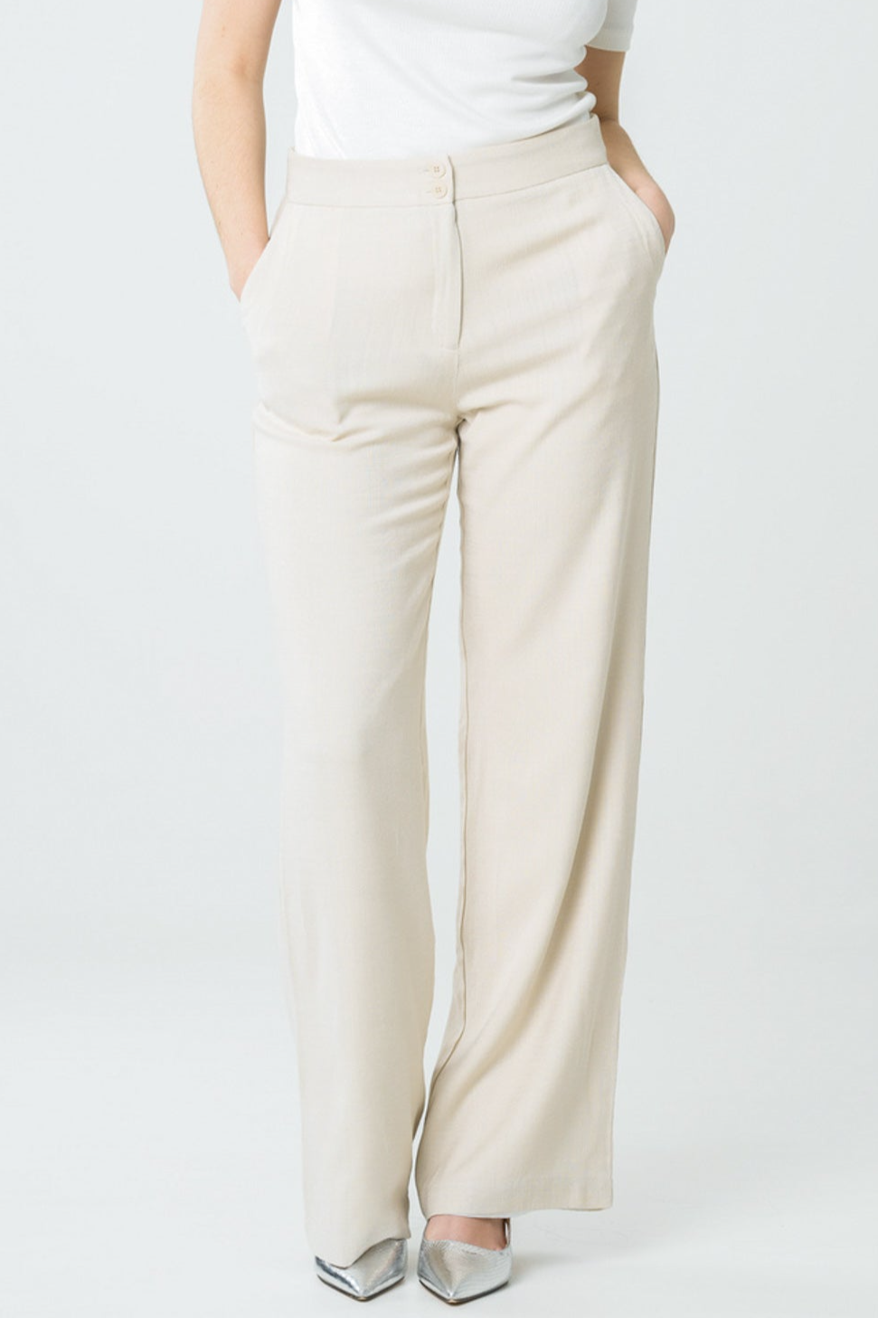 Avani Damen vegan Hose Laurier Beige