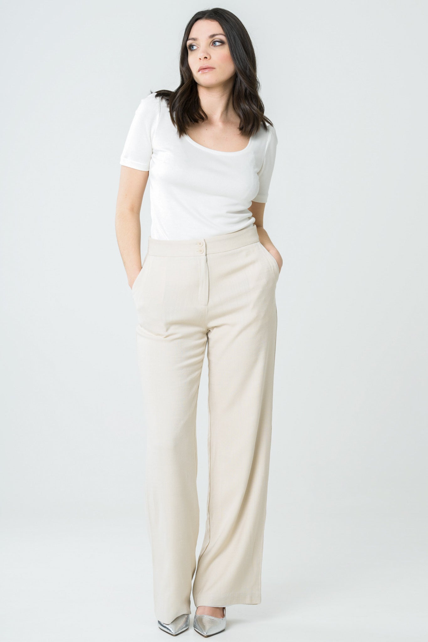 Avani womens vegan Pants Laurier Beige