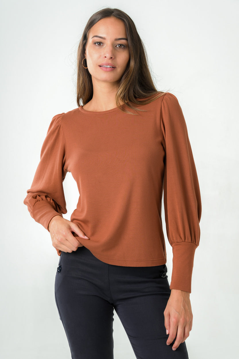 Avani Damen vegan Oberteil Freesia Brown