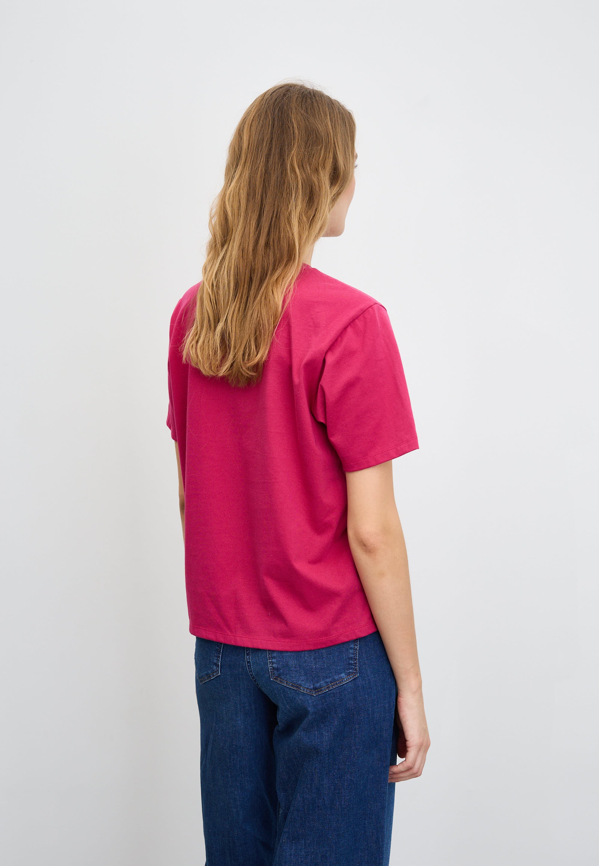 LAURIE womens vegan T-Shirt Augusta Ruby