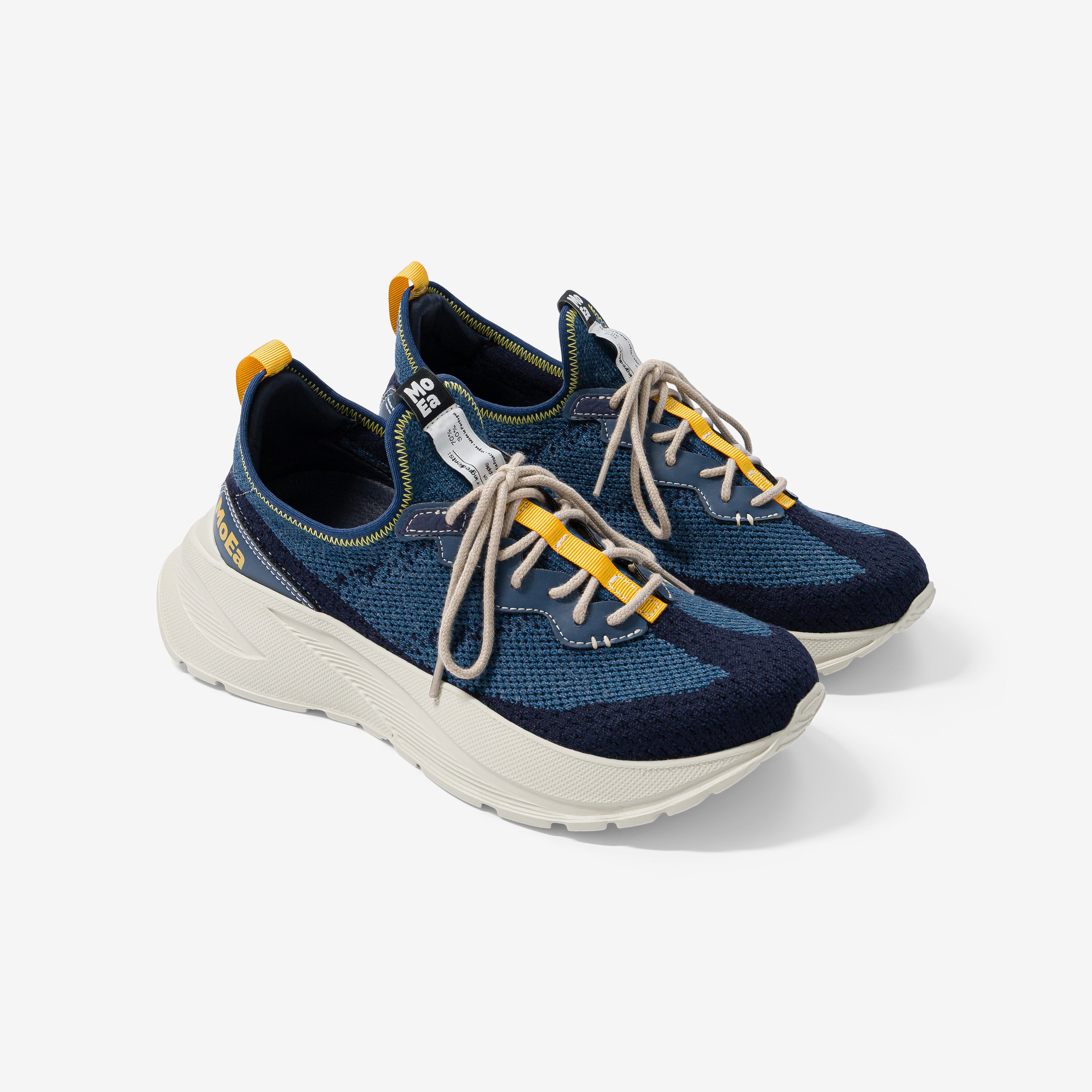 MoEa men vegan Sneakers Gen6 Mushroom Blue