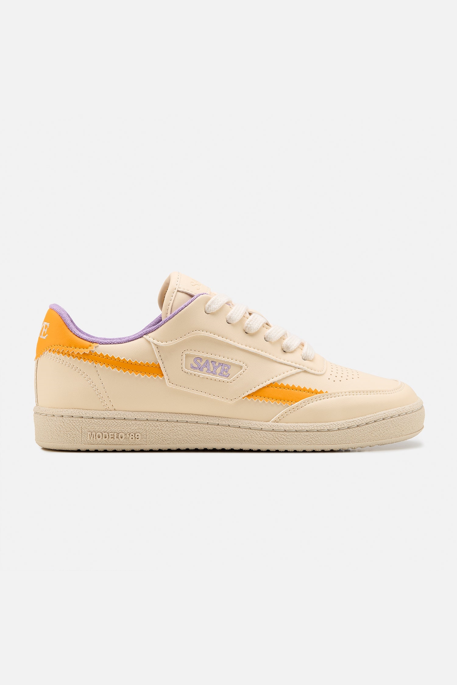 Image of SAYE mannen vegan Sneakers M89 Icon Vanille & Mandarijn