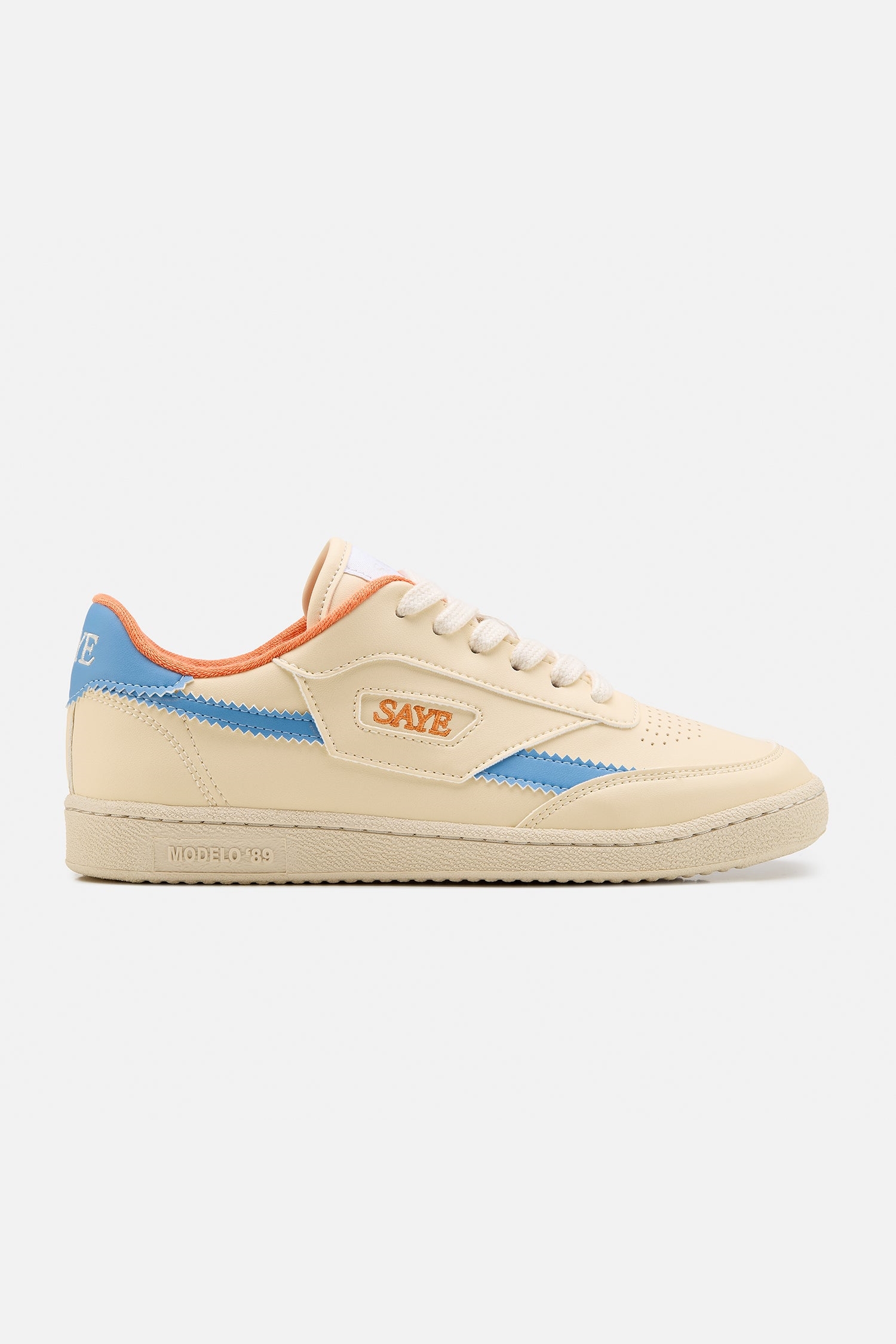 Image of SAYE mannen vegan Sneakers M89 Icon Vanille & Hemelsblauw