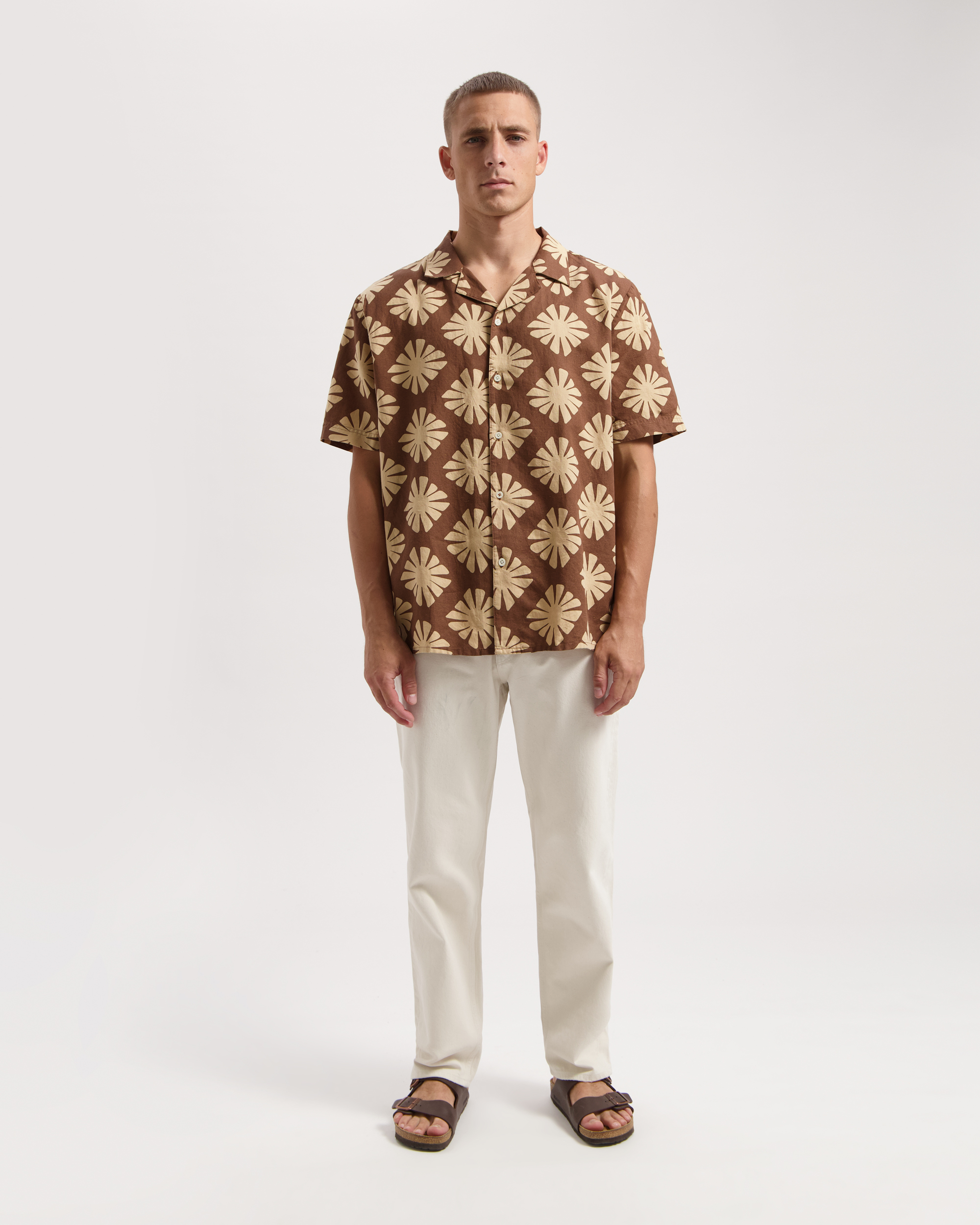 Kuyichi Shirt Bedrukt Robby Zacht Silt