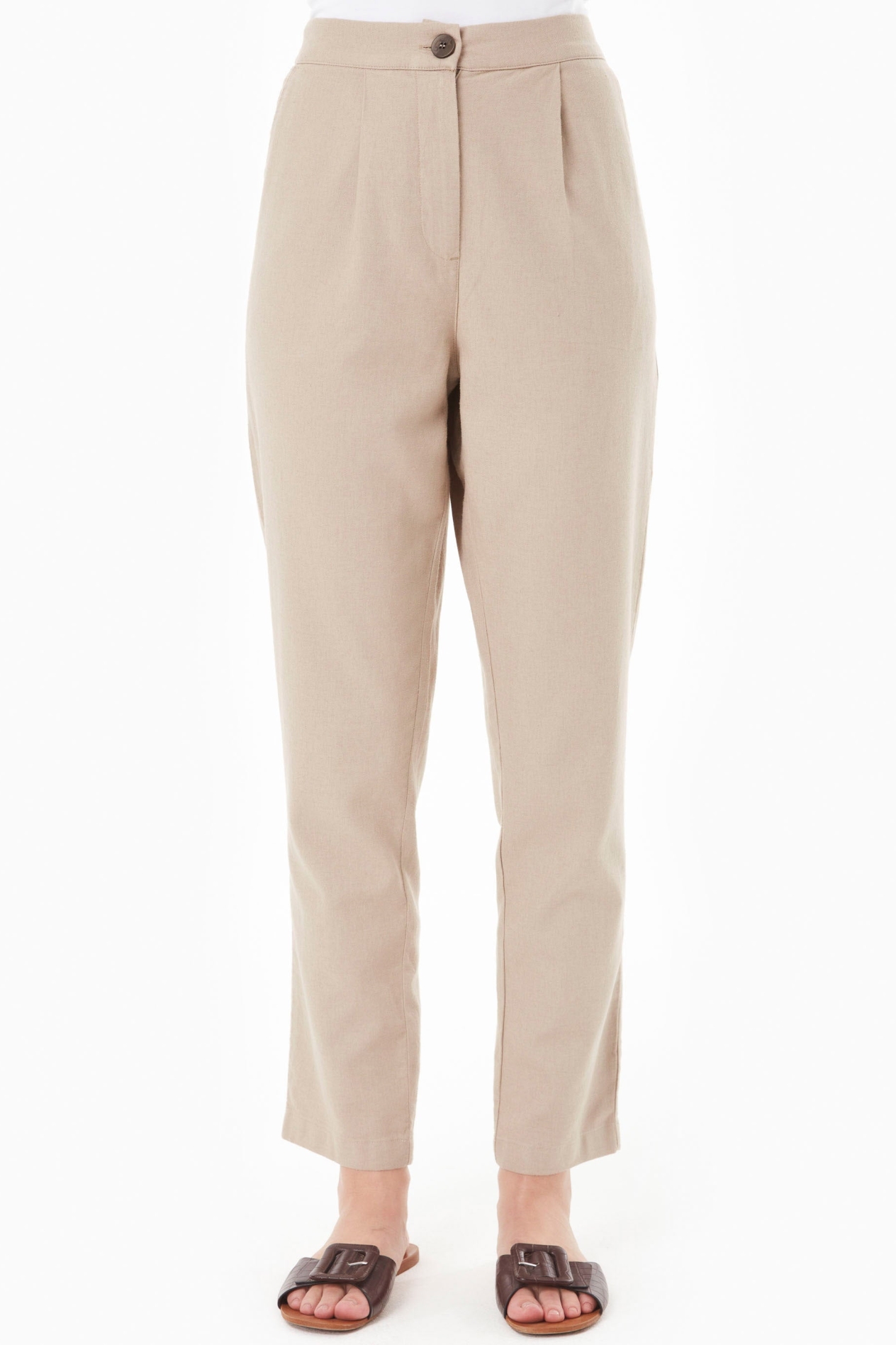 ORGANICATION Damen vegan Hose Sand