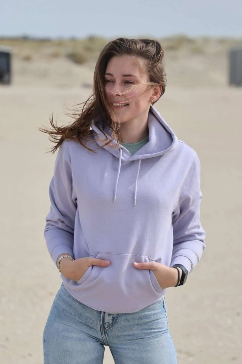 Image of IT'S PAWSOME mannen vegan Hoodie The Basics Lavendel