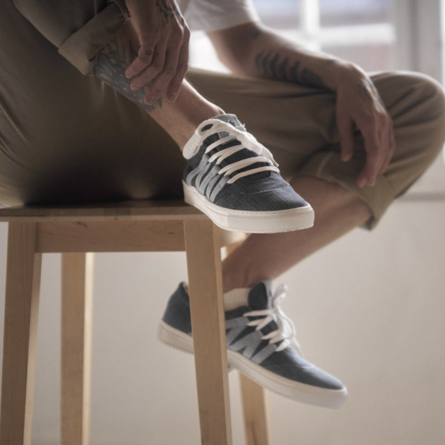 99516 - Herren vegan Sneaker Phoenix Blau